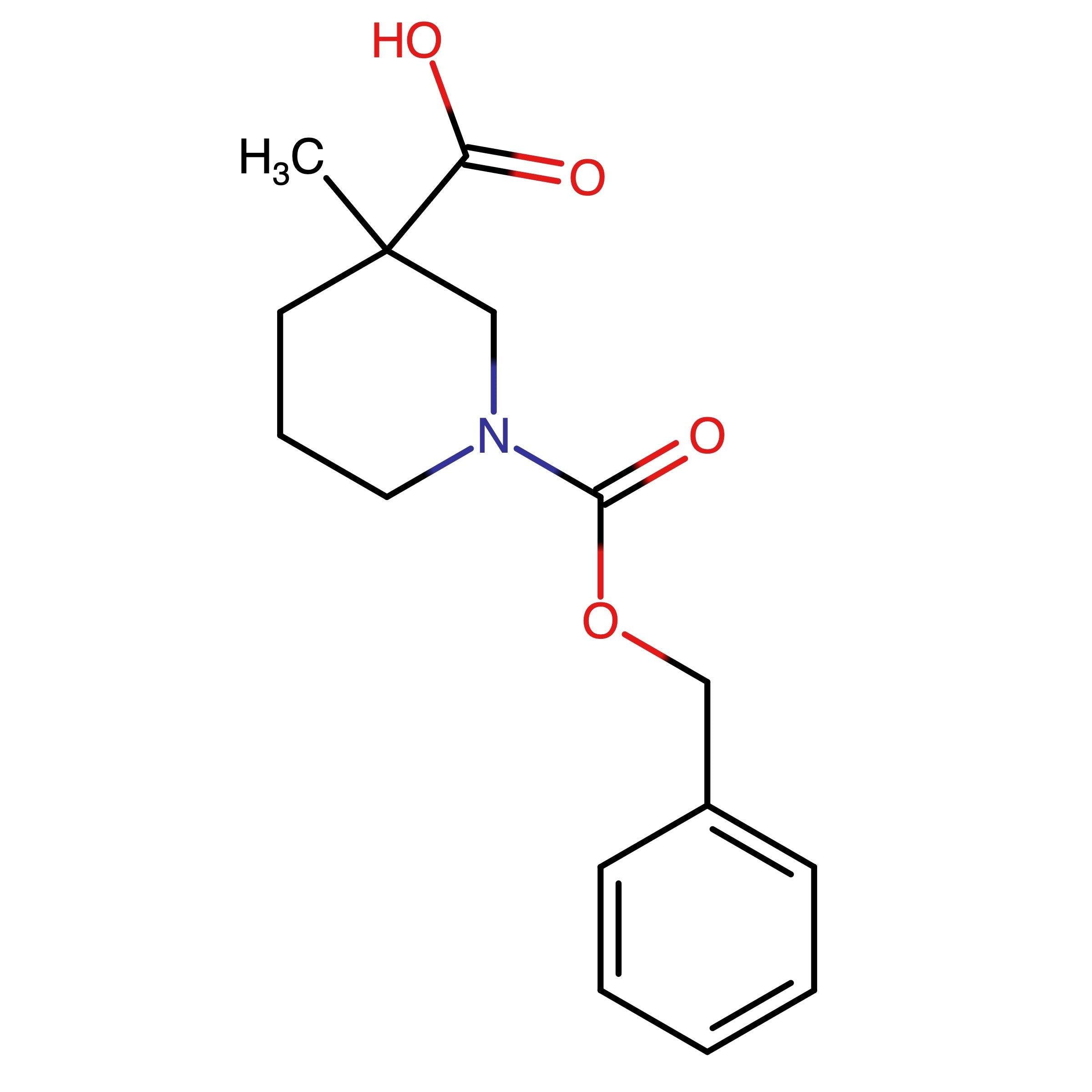 CAS 174543-78-3 | 1-N-Cbz-3-Methylpiperidine-3-carboxylic acid | MFCD11559118