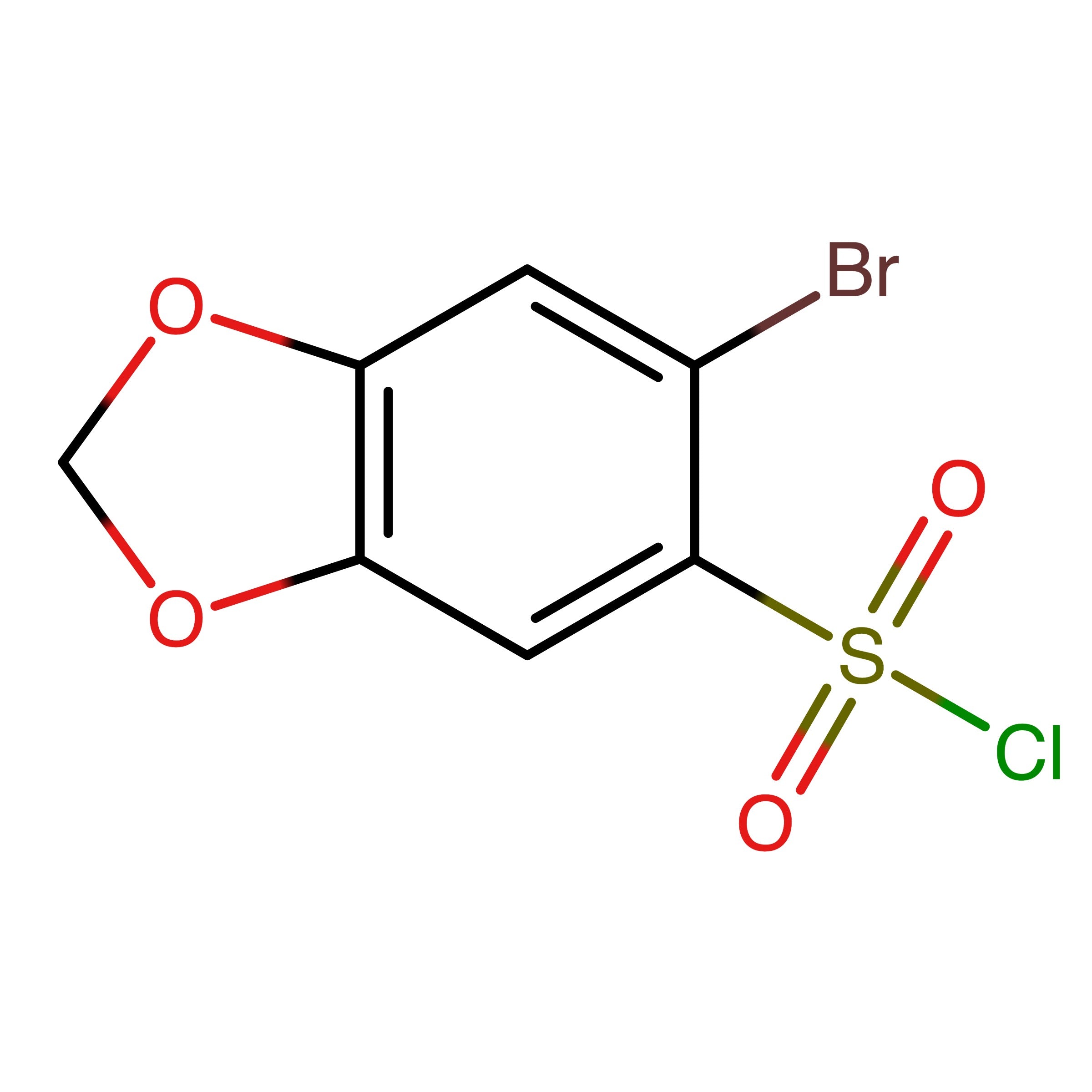 CAS RN 5279-48-1 | 6-Bromobenzo[d][1,3]dioxole-5-sulfonyl chloride | MFCD09814326
