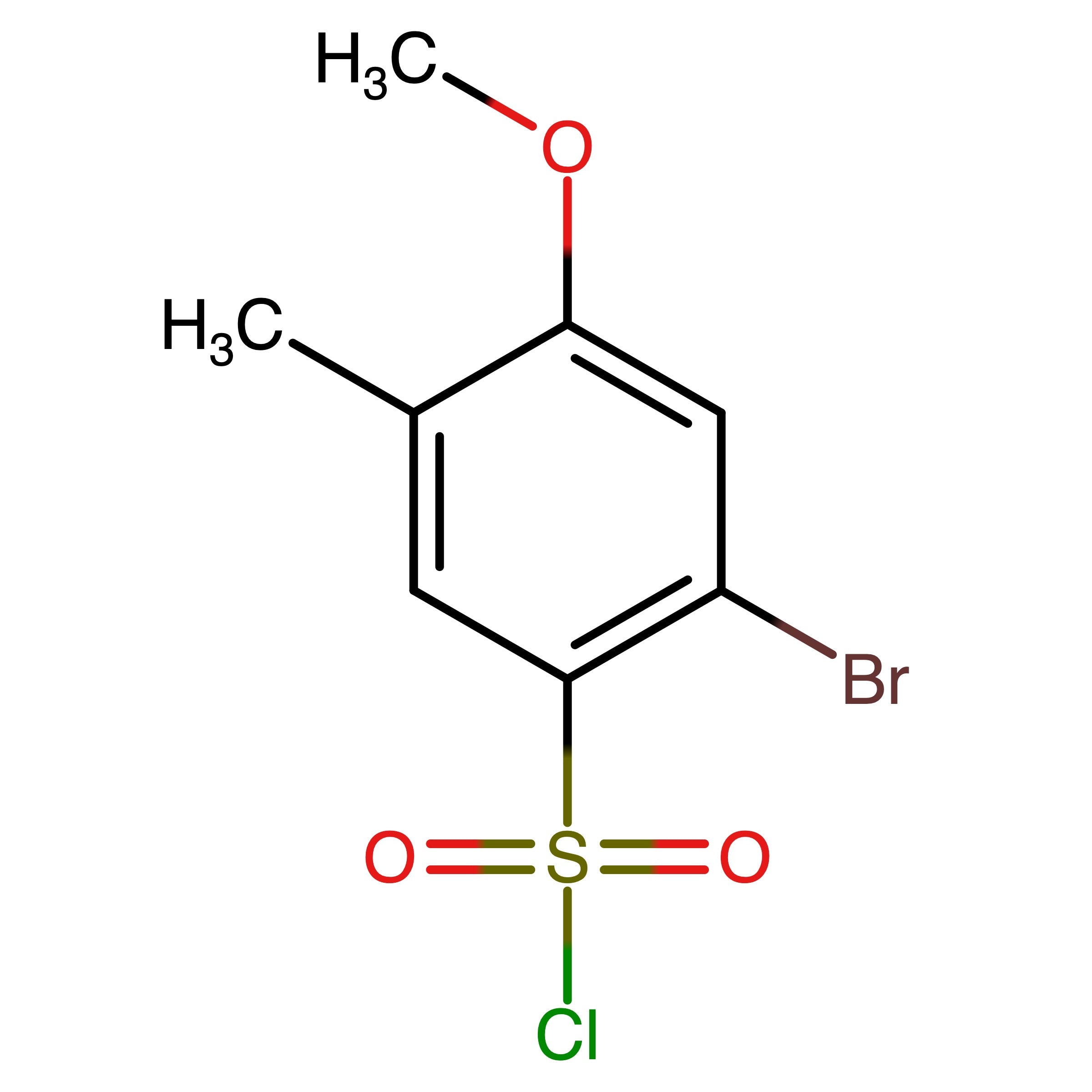 CAS RN 2386756-34-7 | 2-Bromo-4-methoxy-5-methylbenzenesulfonyl chloride