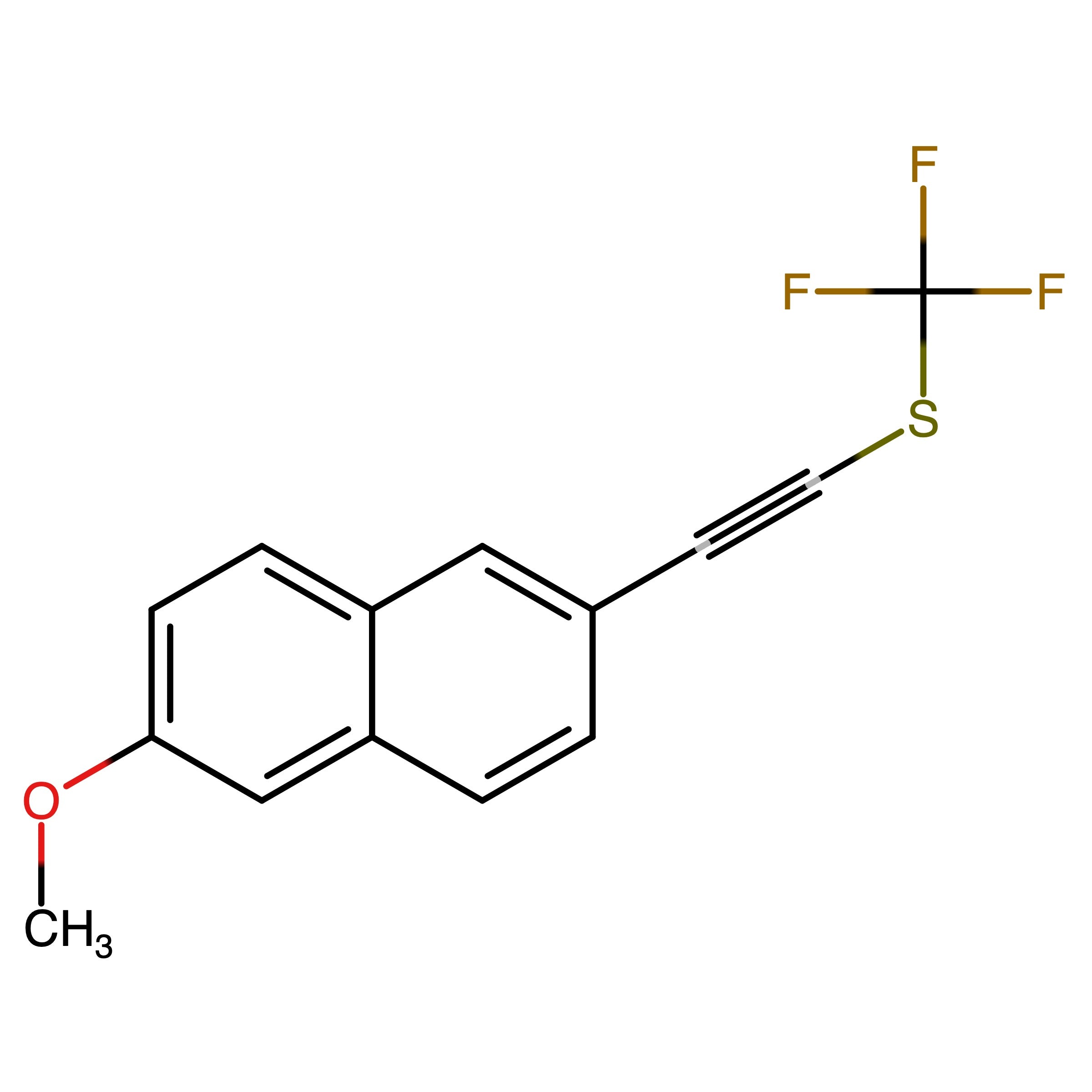 CAS RN 1388753-78-3 | ((6-Methoxynaphthalen-2-yl)ethynyl)(trifluoromethyl)sulfane
