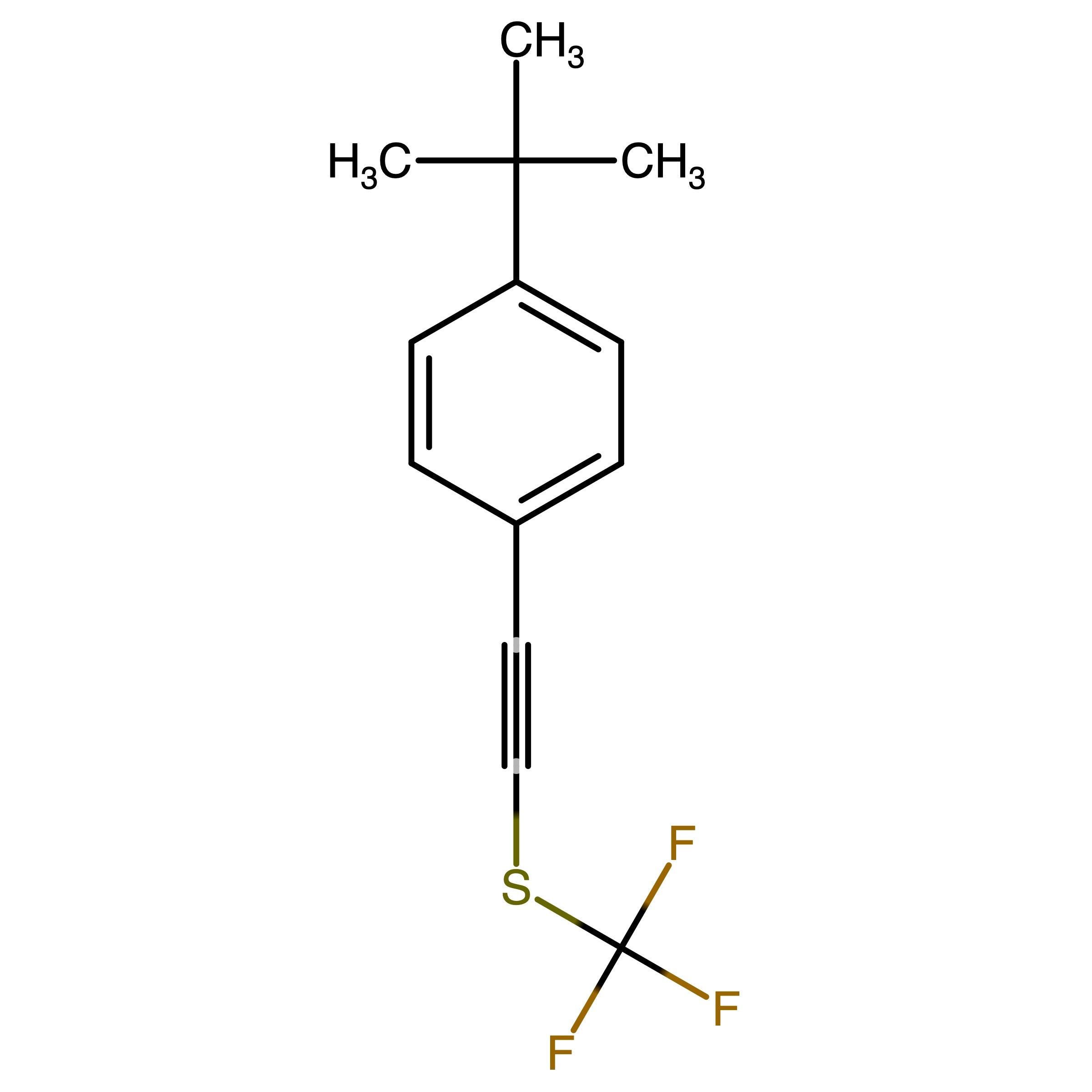 CAS RN 1388753-55-6 | ((4-(tert-Butyl)phenyl)ethynyl)(trifluoromethyl)sulfane