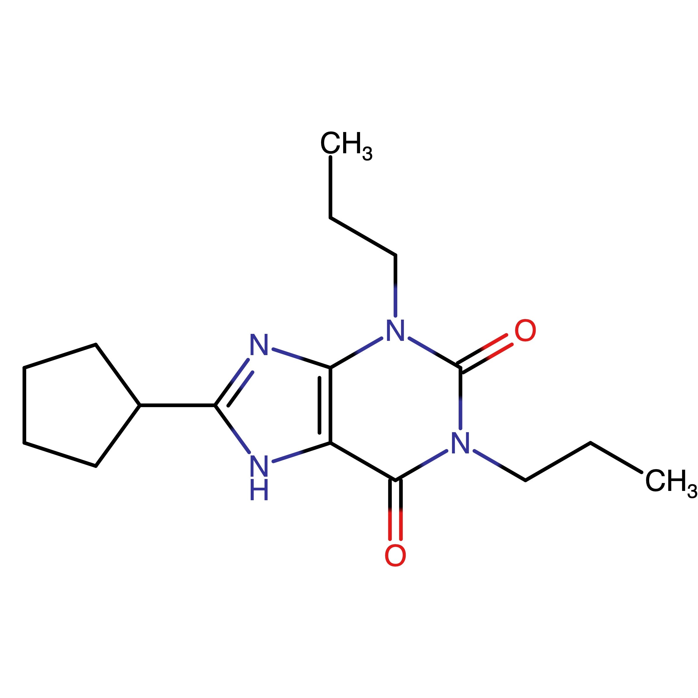 CAS 102146-07-6 | 8-Cyclopentyl-1,3-dipropyl-1H-purine-2,6(3H,7H)-dione | MFCD00055117