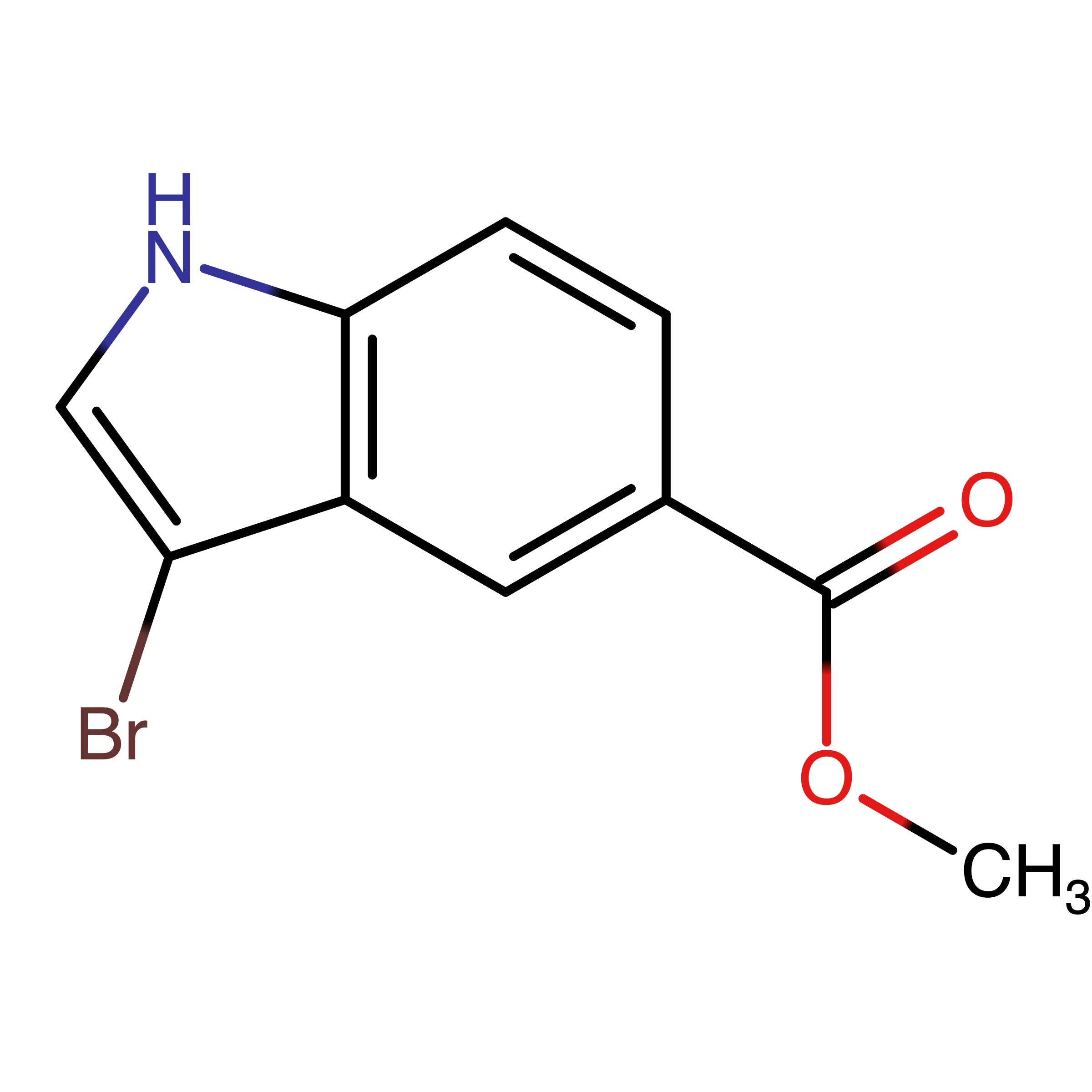 CAS 916179-88-9 | Methyl 3-Bromoindole-5-carboxylate | MFCD12828702