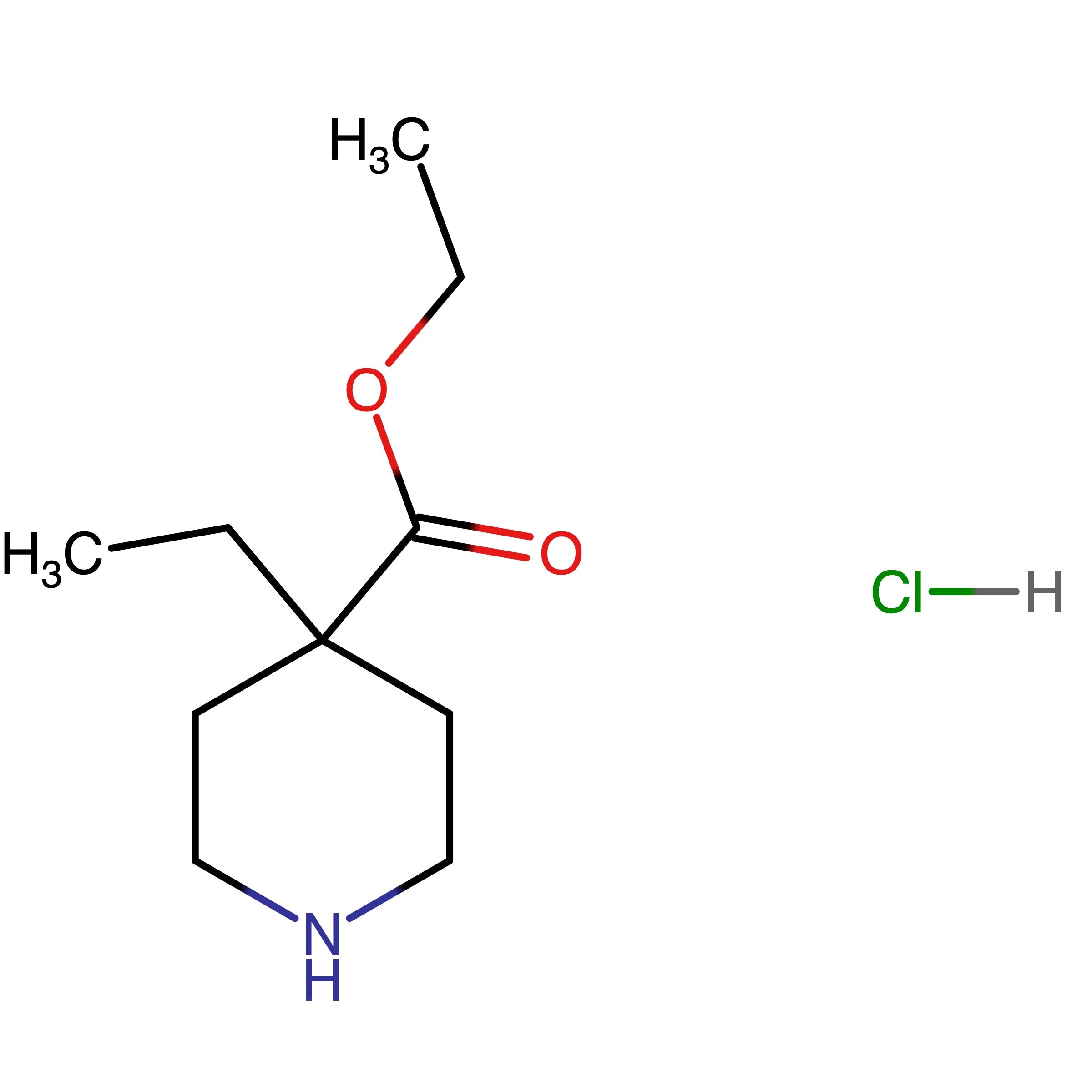 CAS 874365-39-6 | Ethyl 4-ethyl-4-piperidinecarboxylate hydrochloride | MFCD11656785