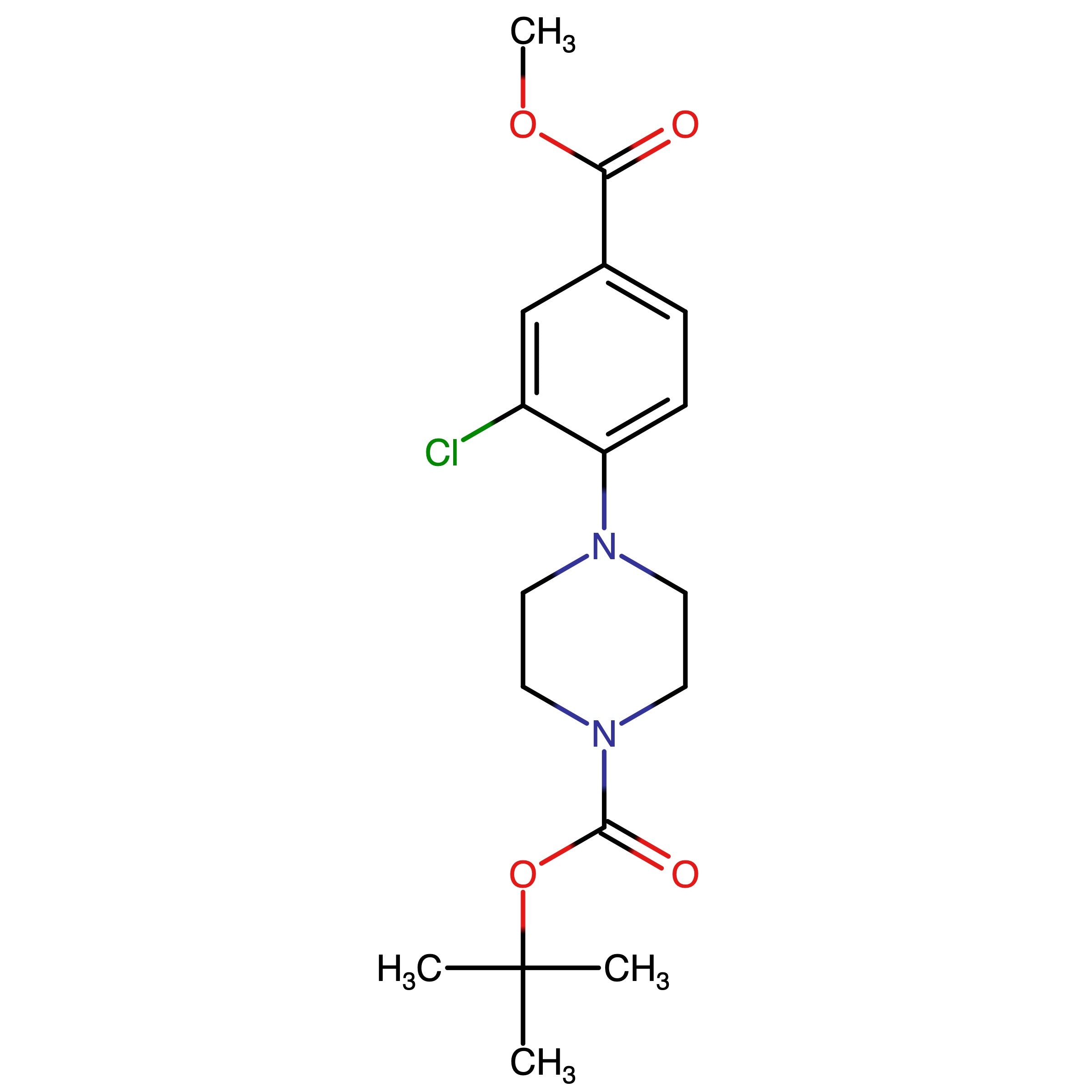 CAS 906559-46-4 | Methyl 4-(4-Boc-1-piperazinyl)-3-chlorobenzoate