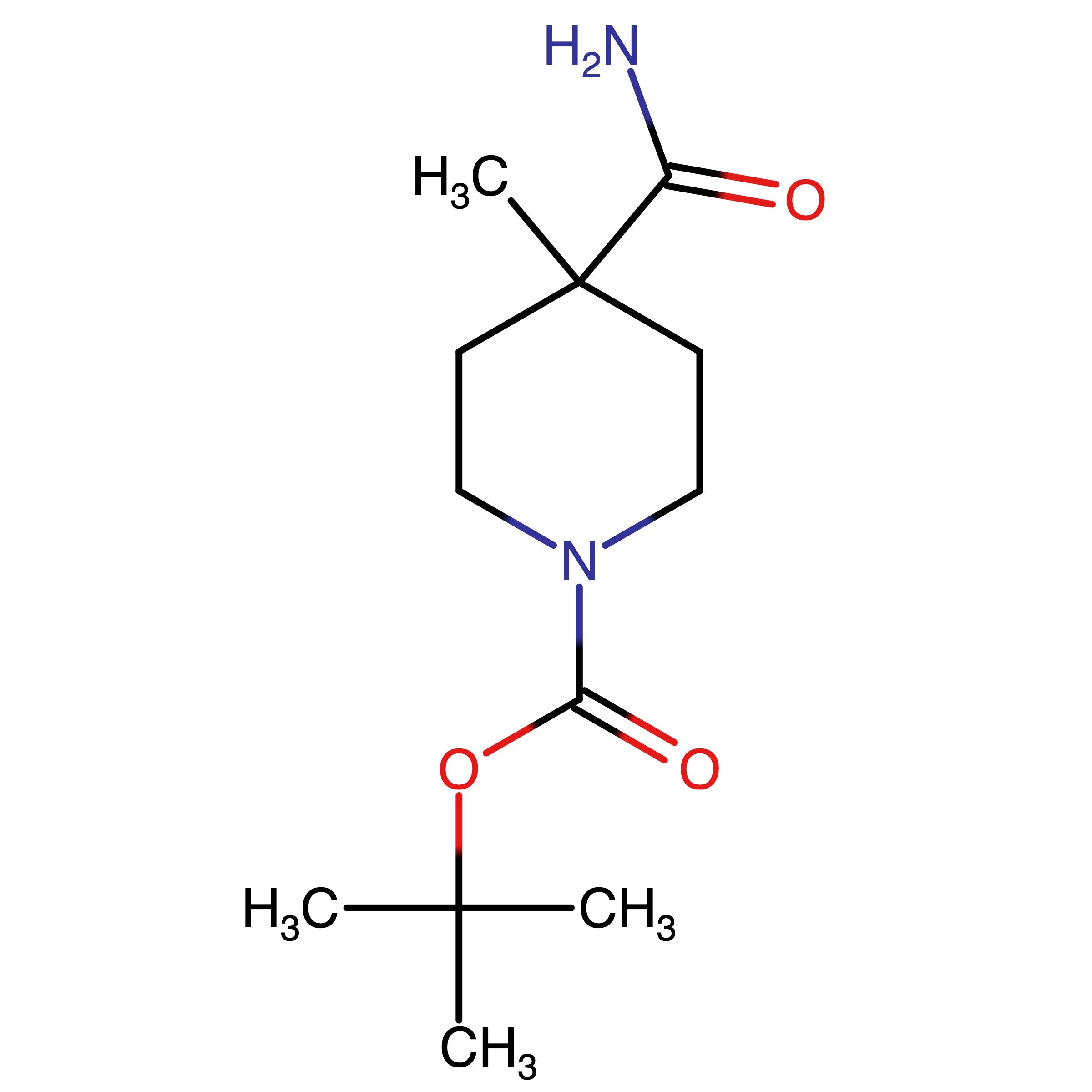 CAS 343788-67-0 | 1-Boc-4-methylpiperidine-4-carboxamide | MFCD11223485