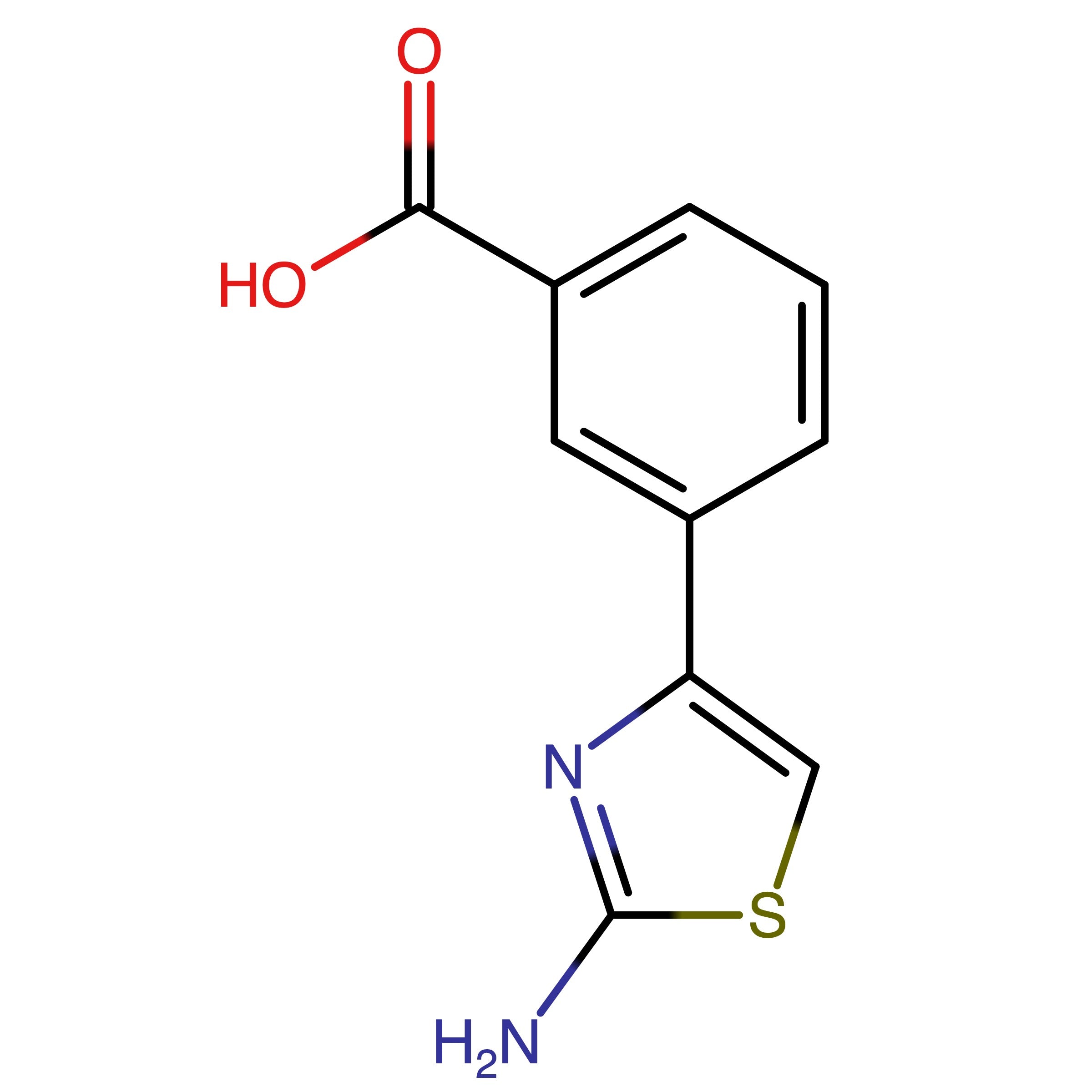 CAS 862254-43-1 | 3-(2-Amino-4-thiazolyl)benzoic acid | MFCD12196529