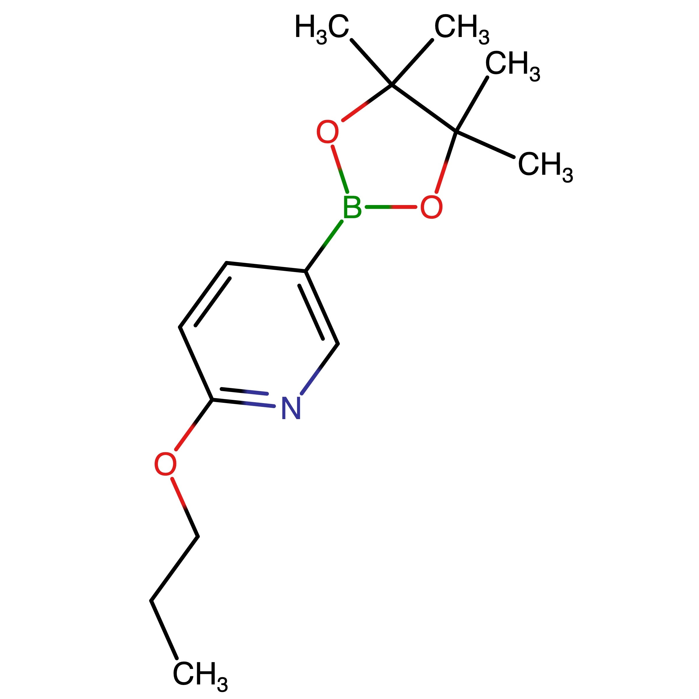 CAS 1257553-85-7 | 2-Propoxy-5-(4,4,5,5-tetramethyl-1,3,2-dioxaborolan-2-yl)pyridine | MFCD16996053