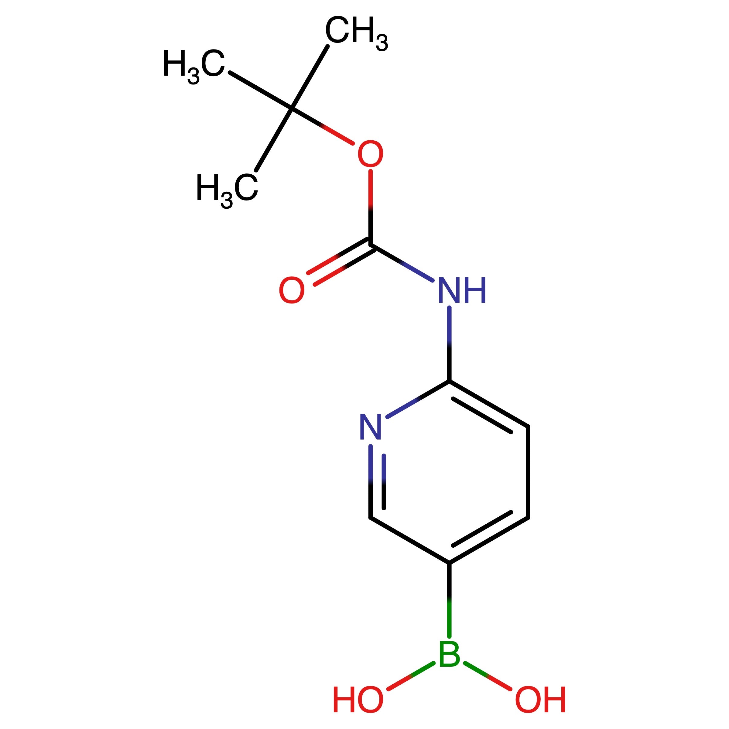 CAS 883231-20-7 | (6-((tert-Butoxycarbonyl)amino)pyridin-3-yl)boronic acid | MFCD11975411