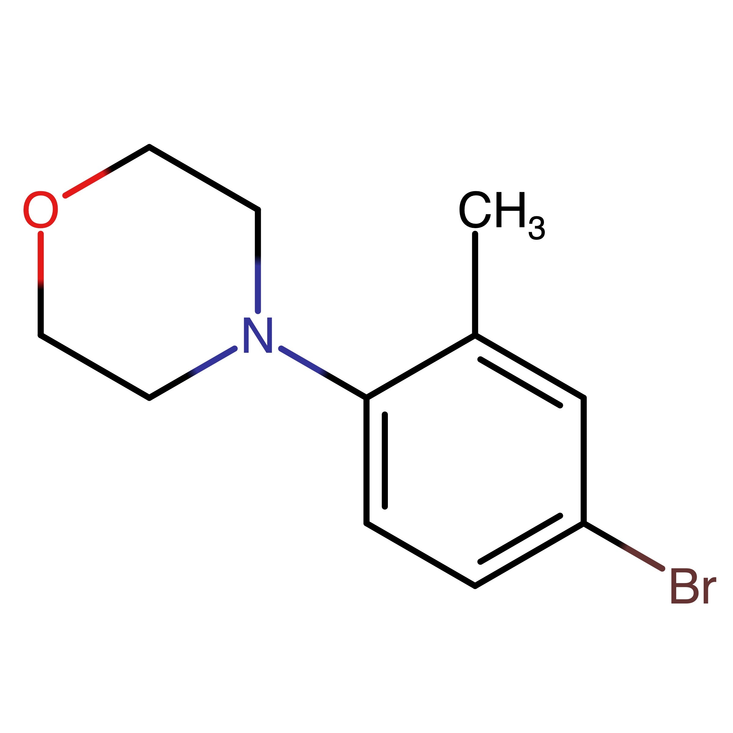 CAS 1279032-06-2 | 4-(4-Bromo-2-methylphenyl)morpholine | MFCD20919960