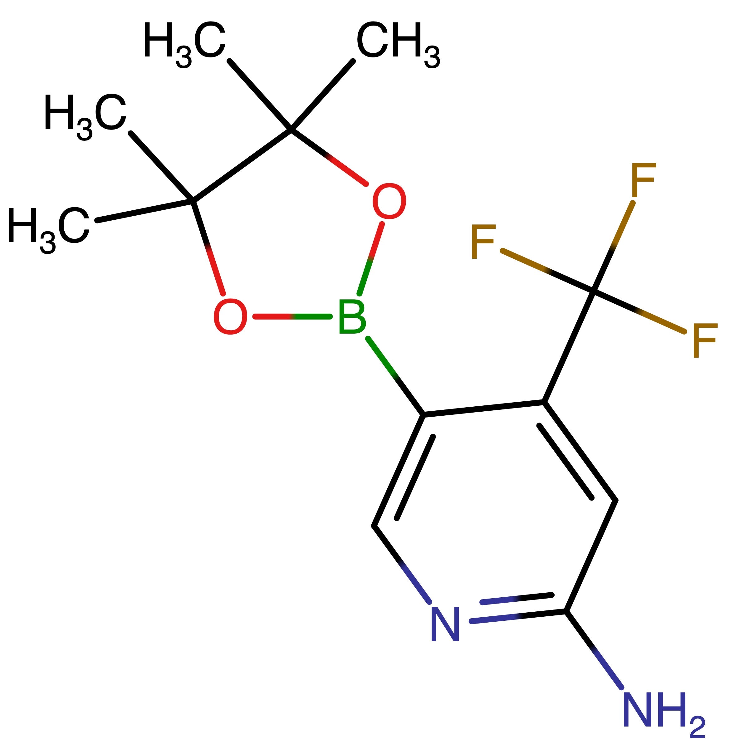 CAS 944401-57-4 | 2-Amino-4-(trifluoromethyl)pyridine-5-boronic acid pinacol ester | MFCD12923420