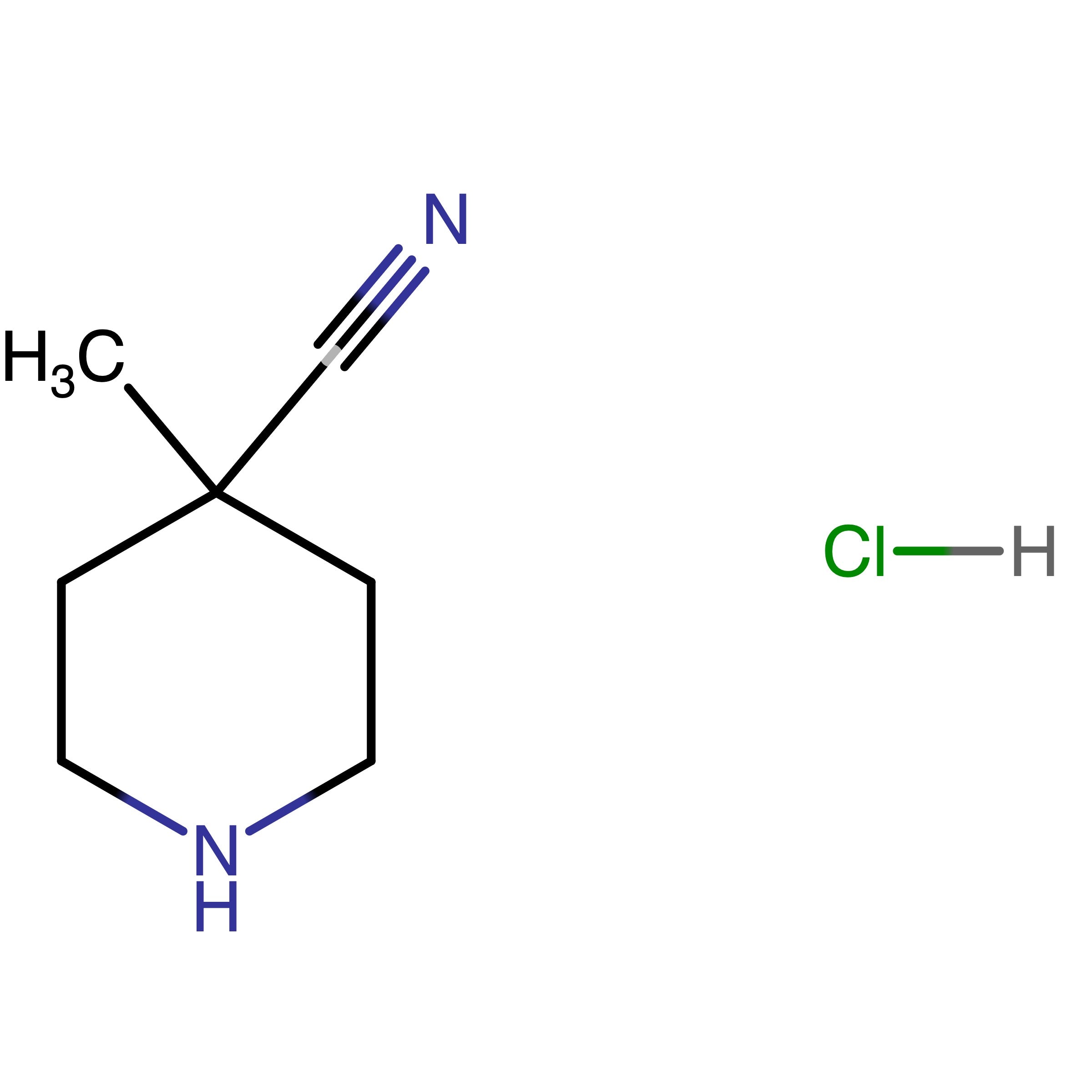 CAS 948894-26-6 | 4-Methylpiperidine-4-carbonitrile hydrochloride | MFCD12406584