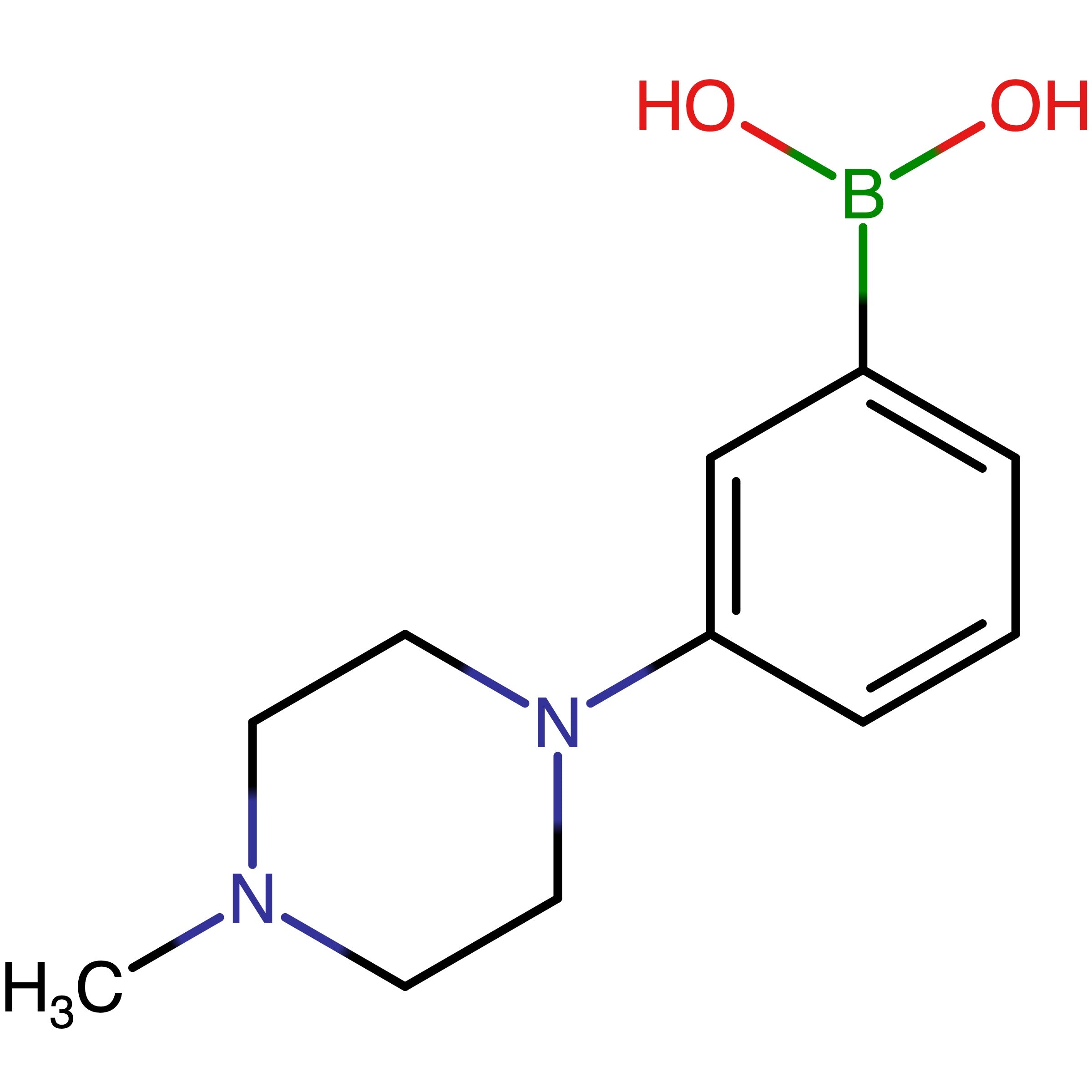 CAS 1139717-76-2 | 3-(4-Methyl-1-piperazinyl)phenylboronic acid | MFCD31720628