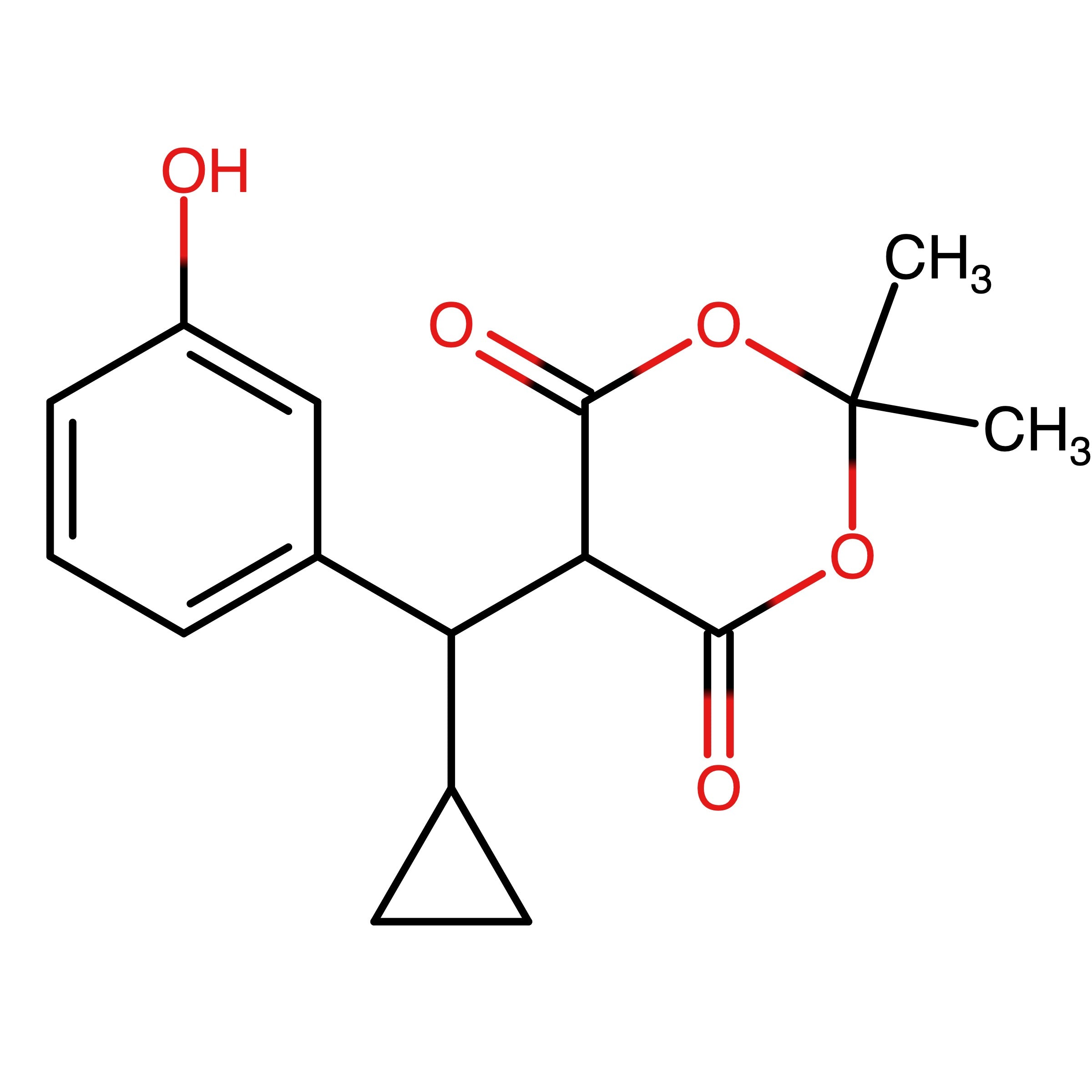 CAS 1142223-02-6 | 5-[Cyclopropyl(3-hydroxyphenyl)methyl]-2,2-dimethyl-1,3-dioxane-4,6-dione