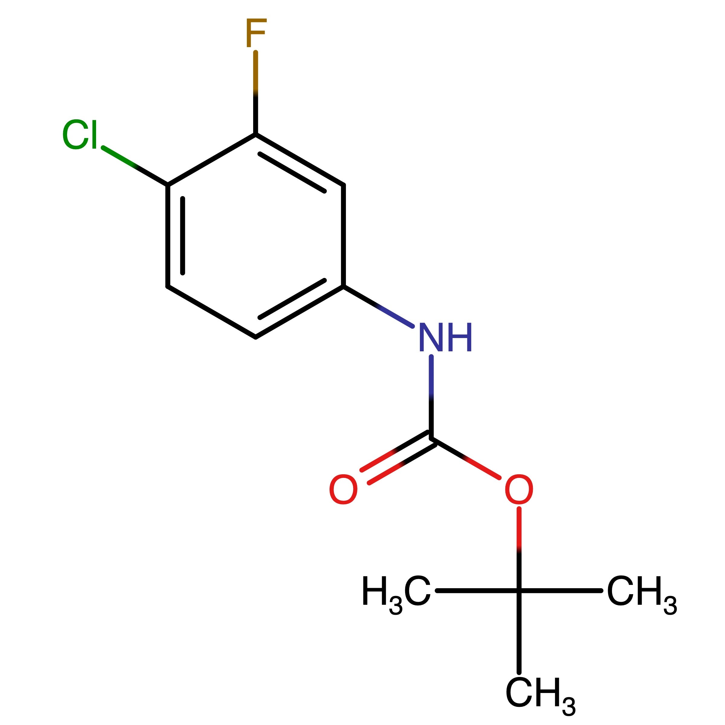 CAS 869299-68-3 | N-Boc-4-chloro-3-fluoroaniline | MFCD21170108