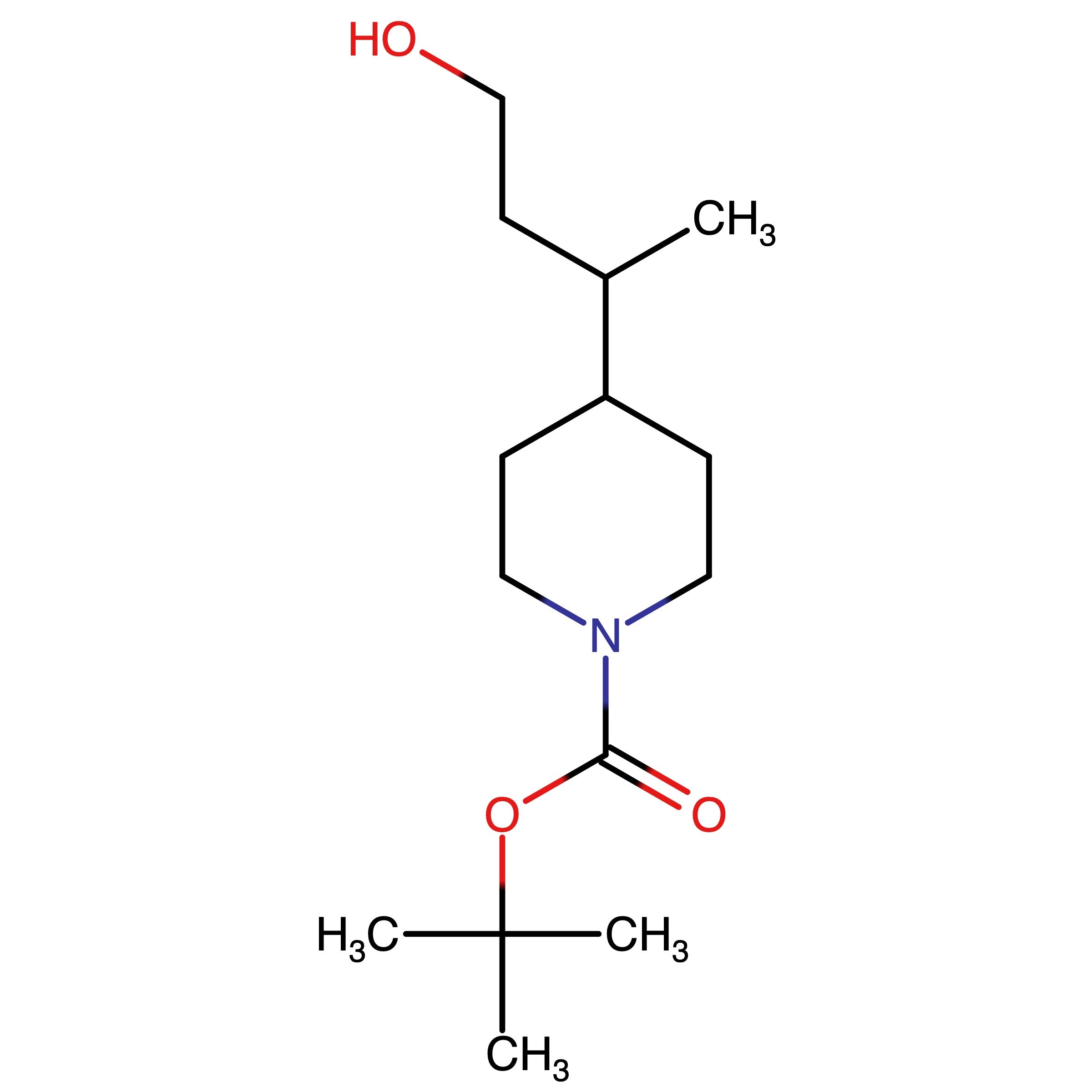 CAS 919360-49-9 | 1-Boc-4-(4-hydroxy-2-butyl)piperidine | MFCD24543293