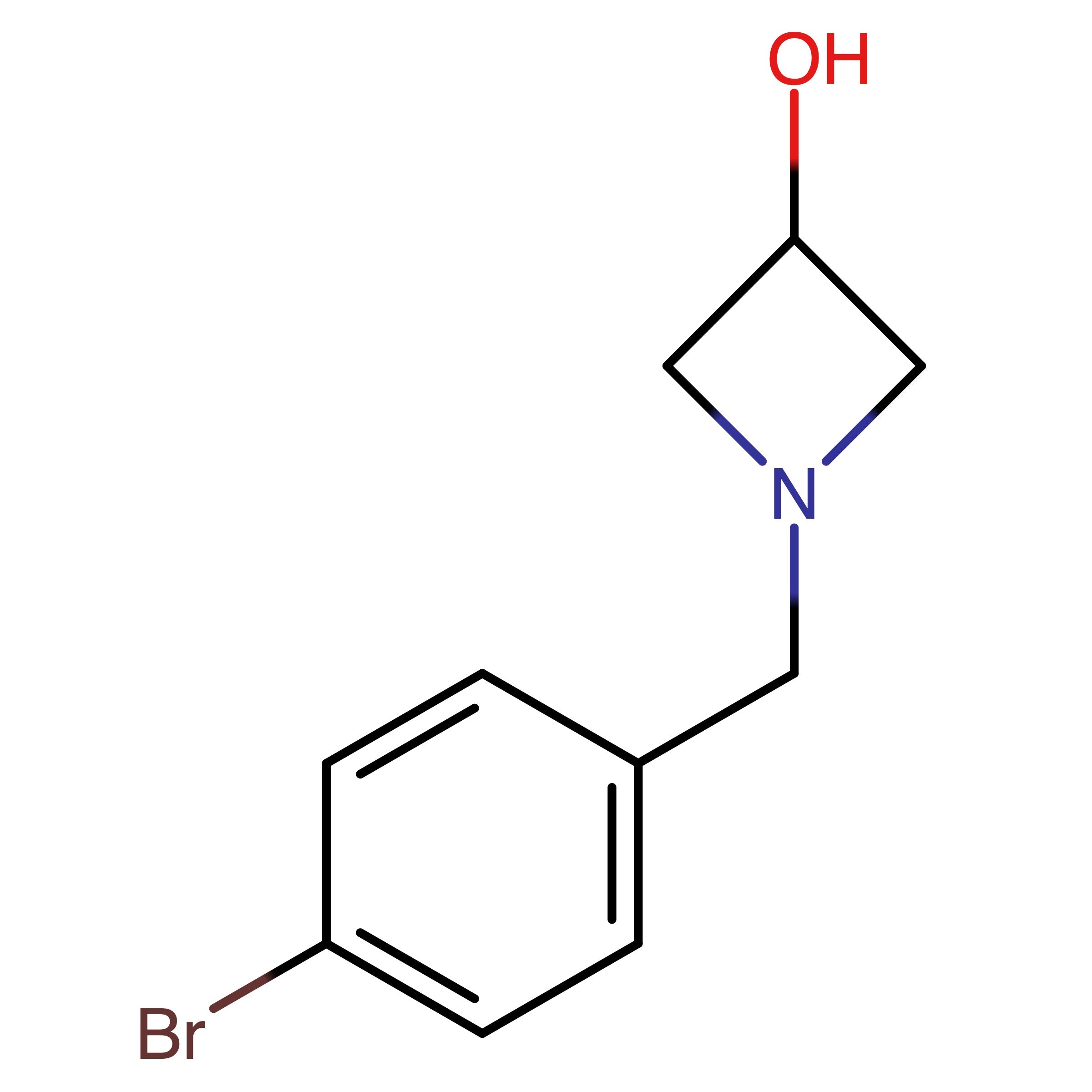 CAS 1054483-33-8 | 1-(4-Bromobenzyl)-3-hydroxyazetidine | MFCD11849010