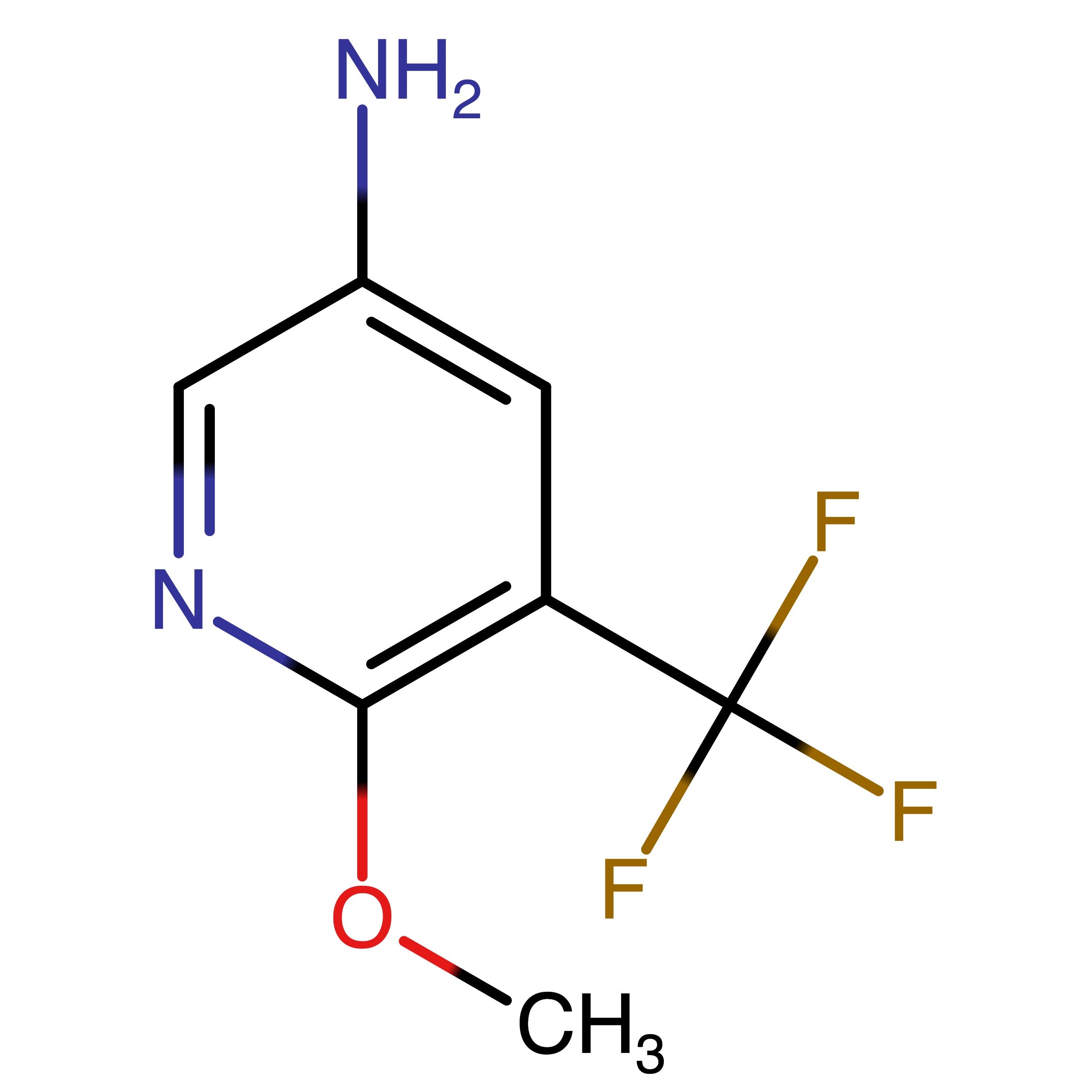 CAS 1211584-76-7 | 6-Methoxy-5-(trifluoromethyl)pyridin-3-amine | MFCD17168449
