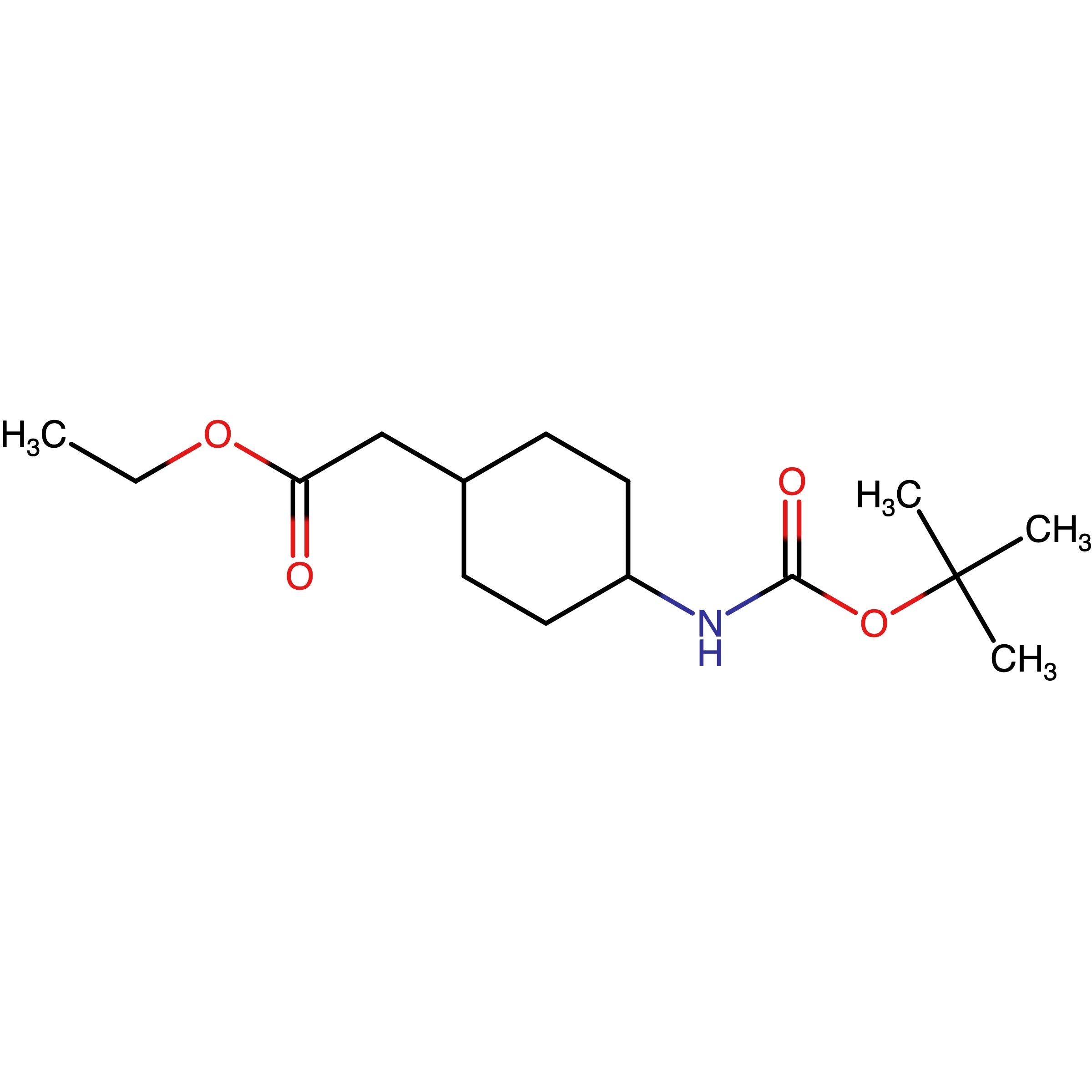 CAS 1262411-00-6 | Ethyl 2-[4-(Boc-amino)cyclohexyl]acetate | MFCD18374999