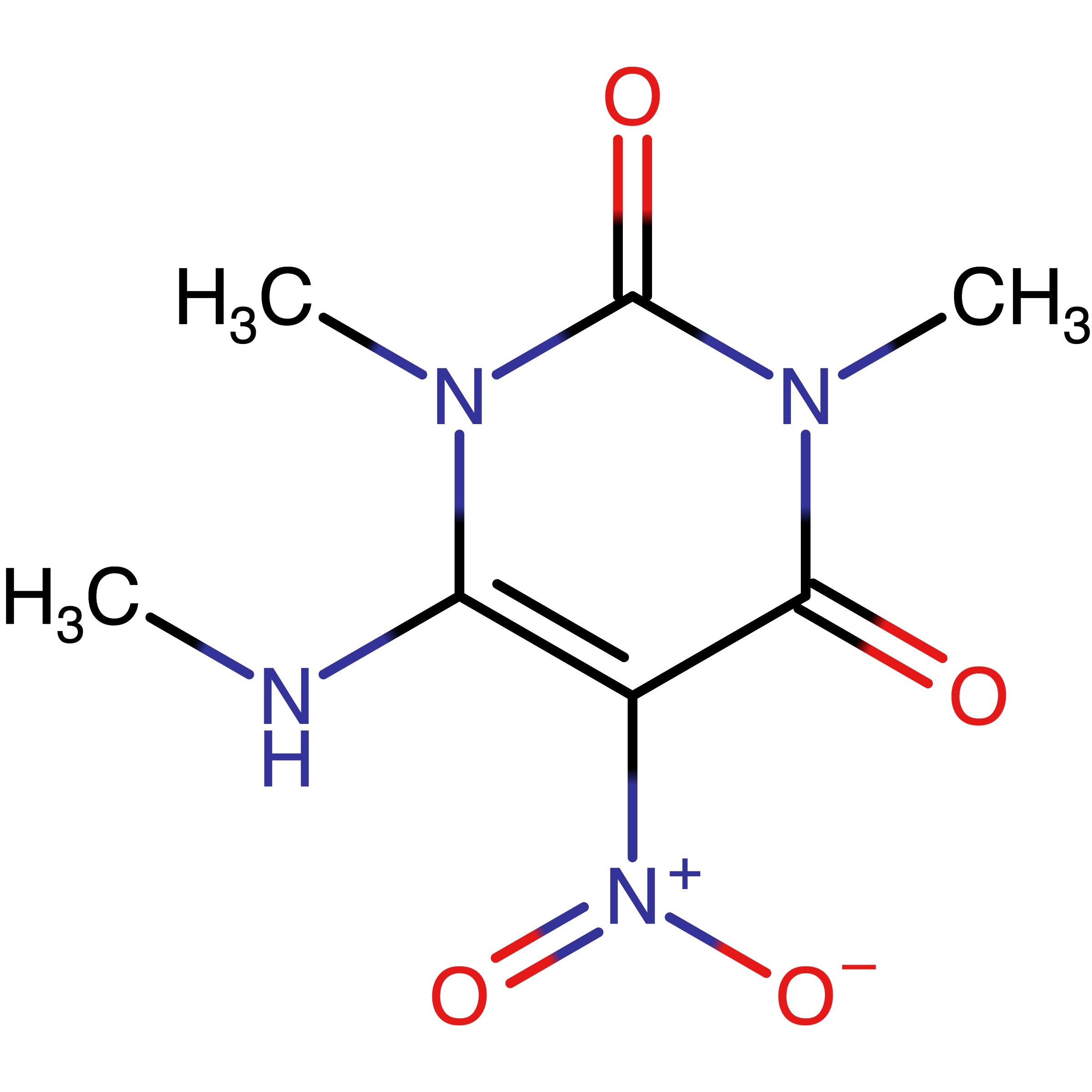 CAS 13992-53-5 | 1,3-Dimethyl-6-methylamino-5-nitro-1H-pyrimidine-2,4-dione