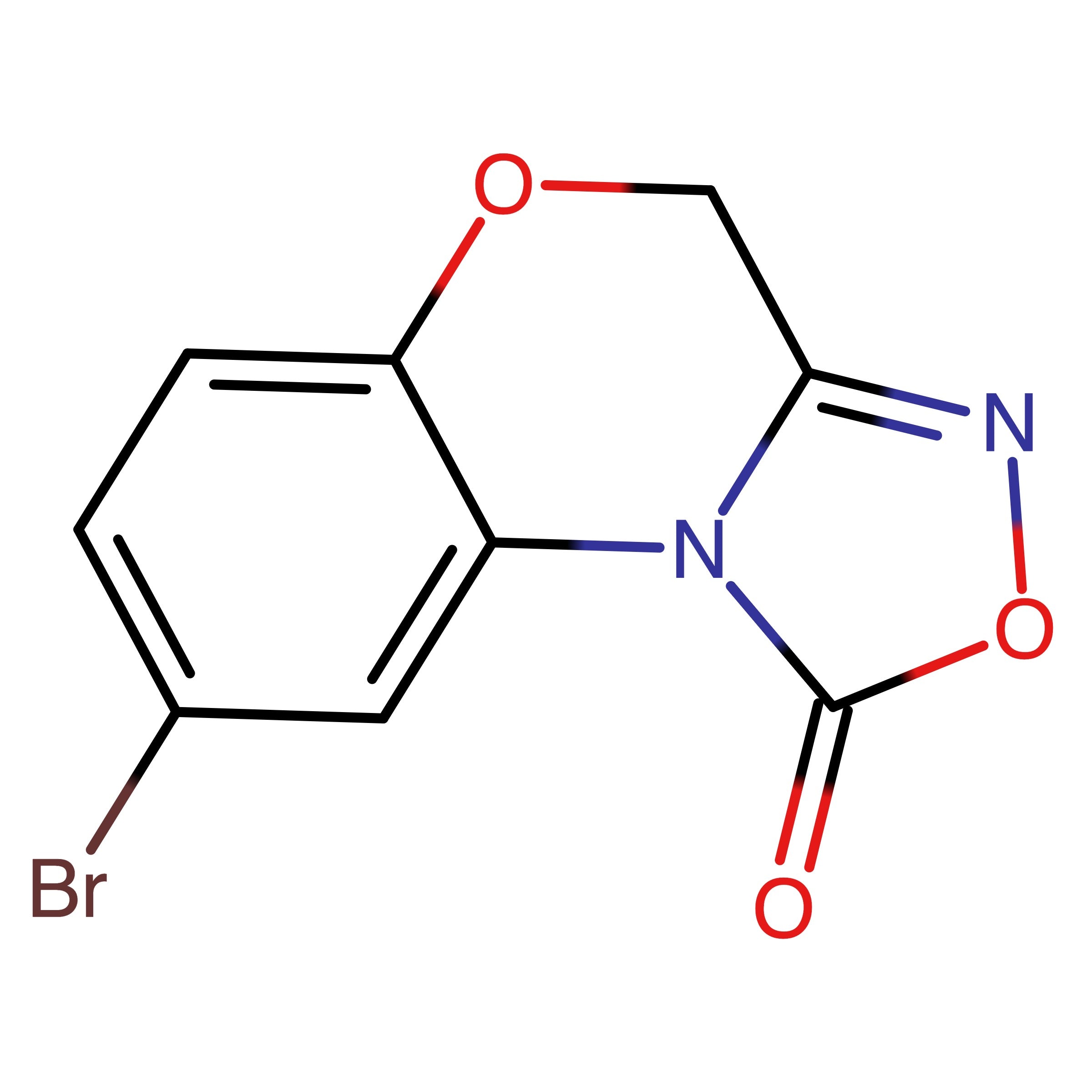 CAS 204326-43-2 | 8-Bromo-1H,4H-benzo[b][1,2,4]oxadiazolo[4,3-d][1,4]oxazin-1-one | MFCD01530052