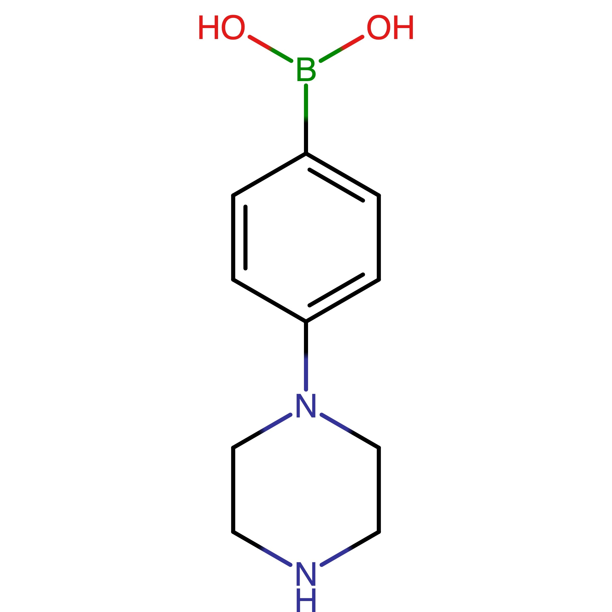 CAS 513246-99-6 | [4-(Piperazin-1-yl)phenyl]boronic acid | MFCD09608131