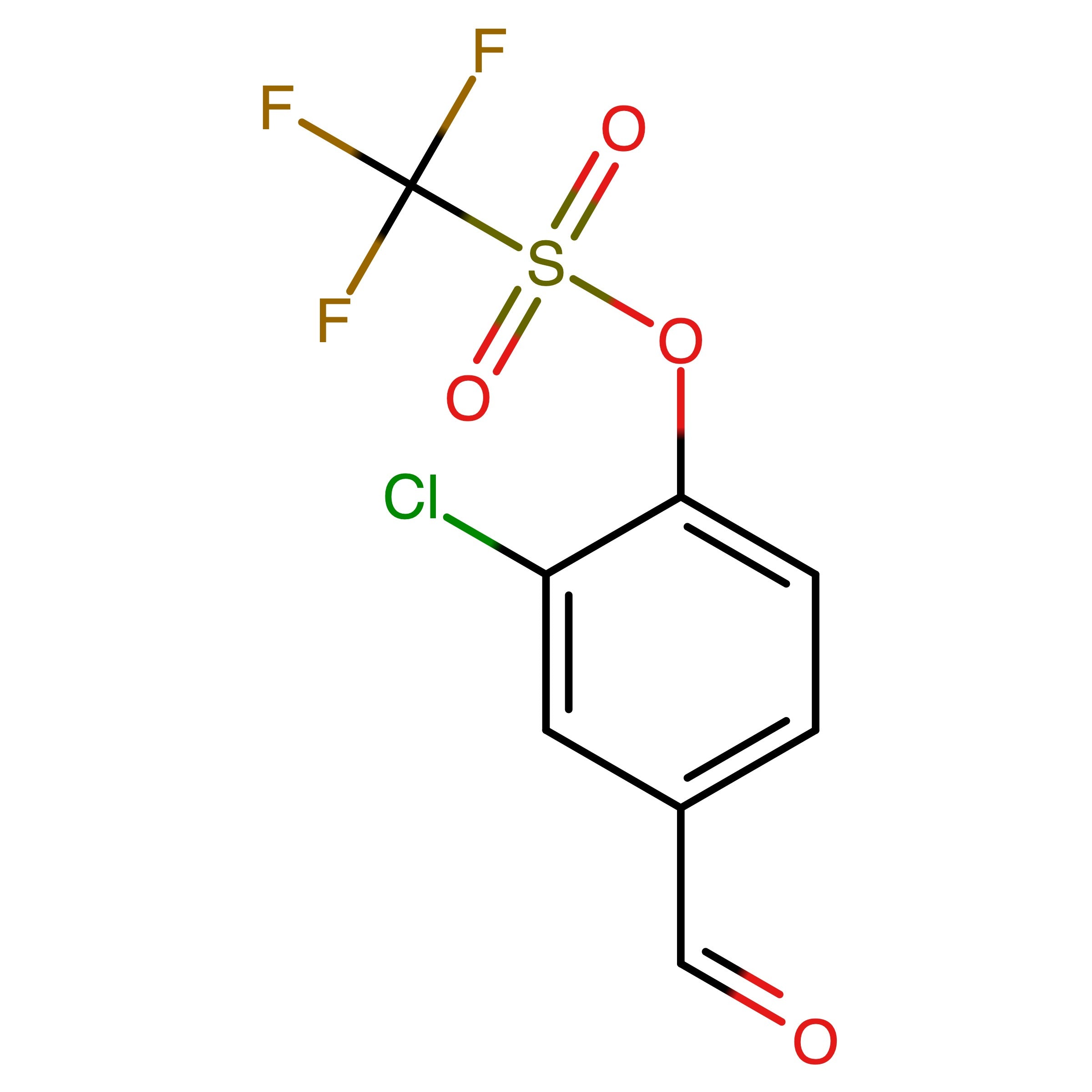CAS 188112-72-3 | 2-Chloro-4-formylphenyl trifluoromethanesulfonate | MFCD28991832