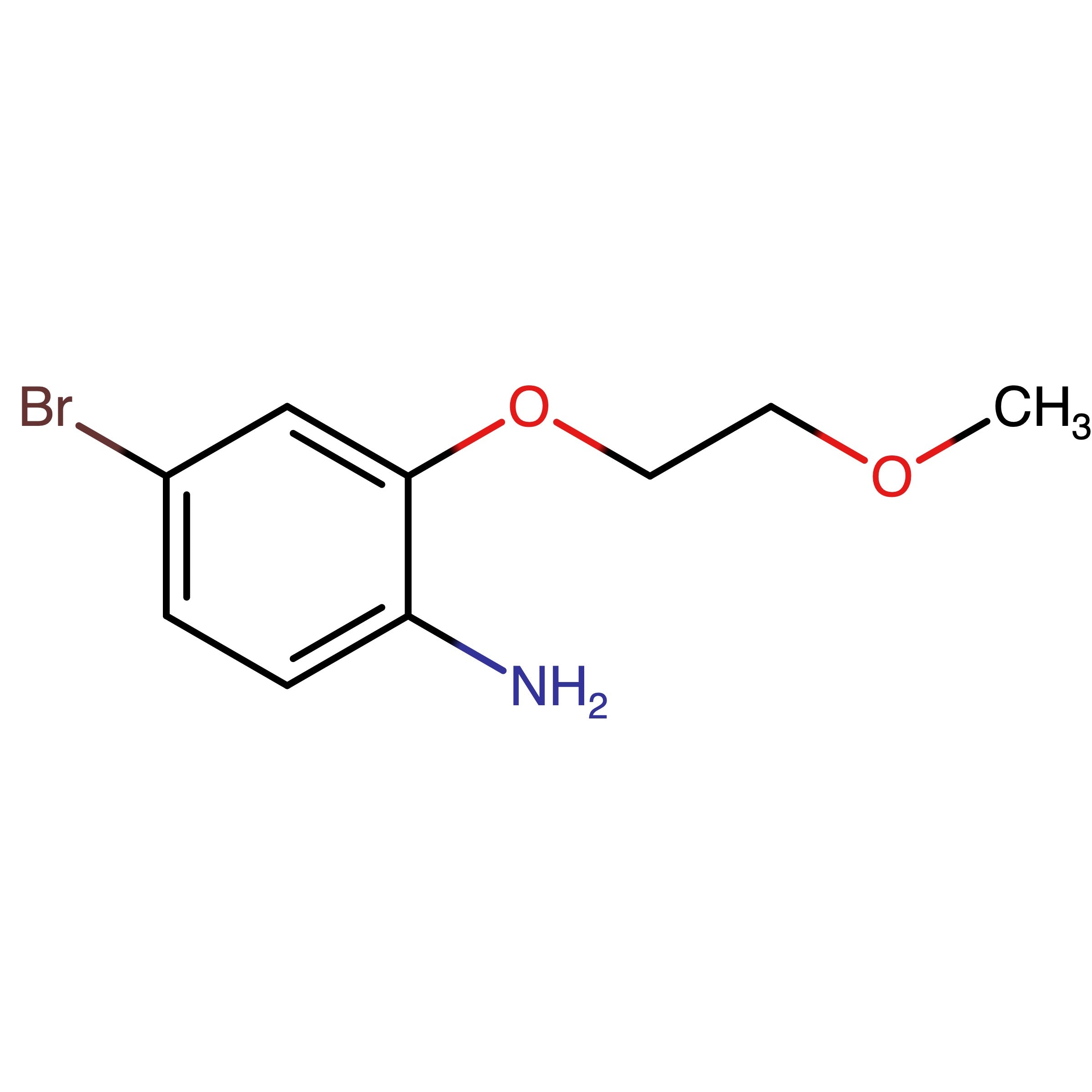 CAS 1219730-72-9 | 4-Bromo-2-(2-methoxyethoxy)-phenylamine