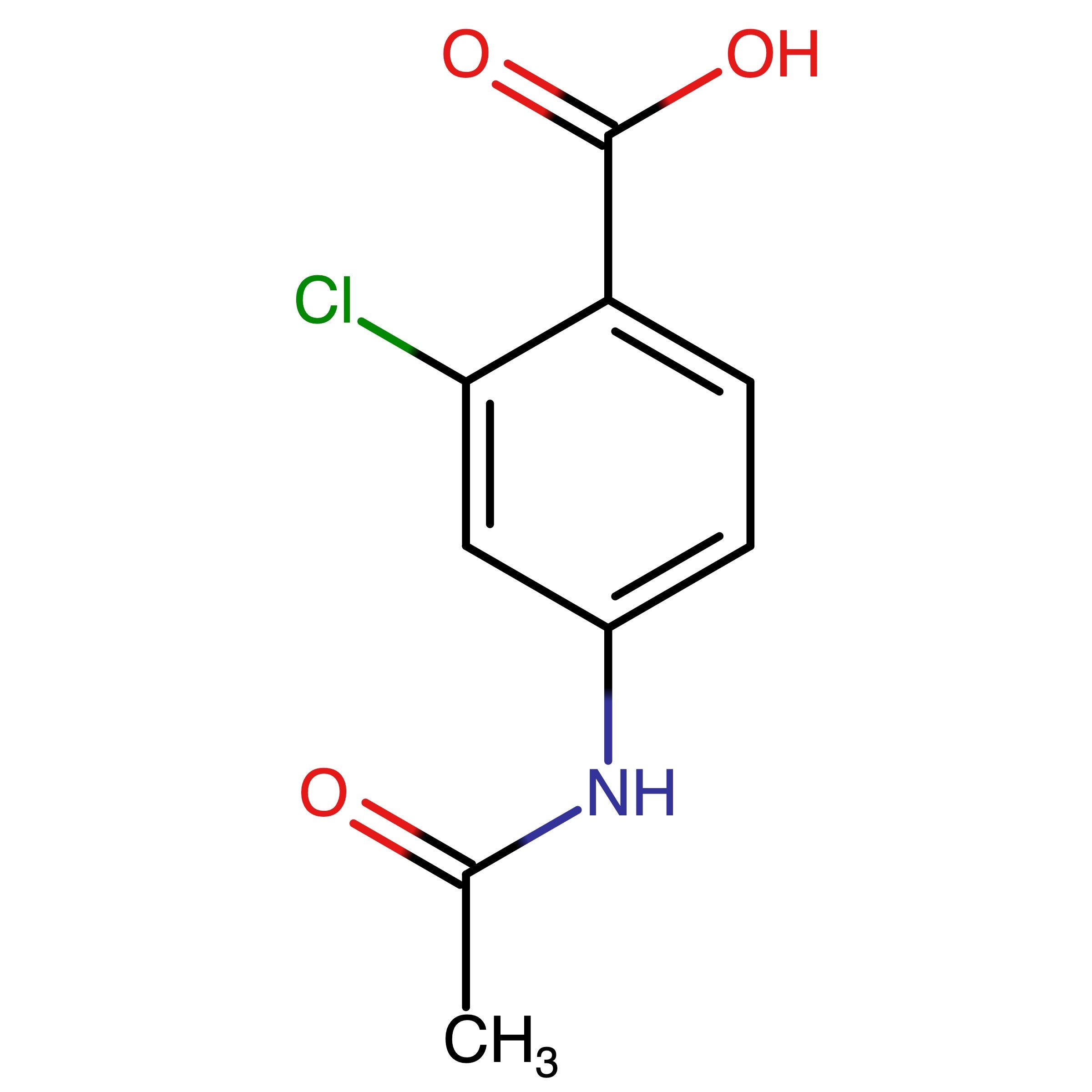 CAS 38667-55-9 | 4-Acetamido-2-chlorobenzoic acid | MFCD03756645