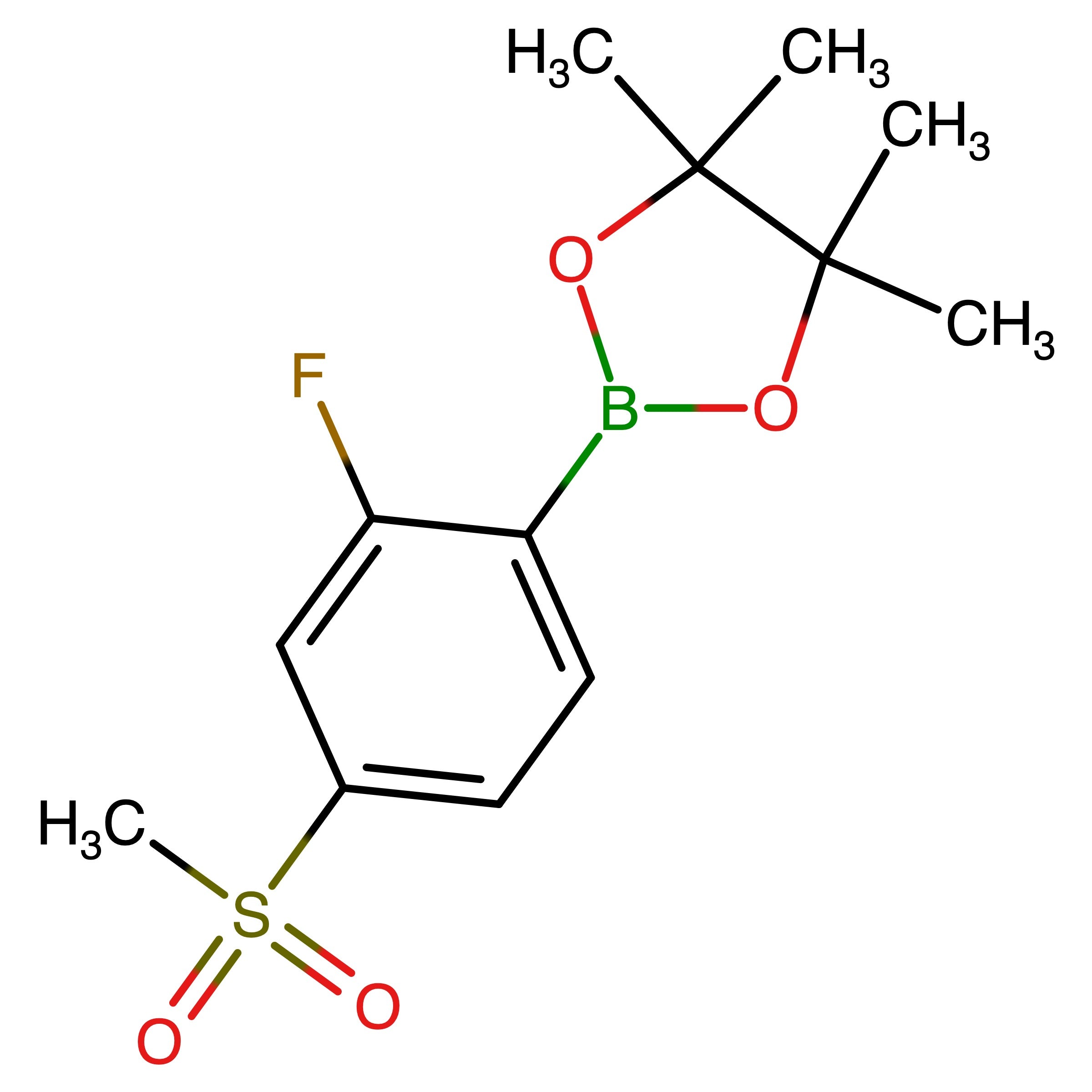 CAS 1384951-71-6 | 2-[2-Fluoro-4-(methanesulfonyl)phenyl]-4,4,5,5-tetramethyl-1,3,2-dioxaborolane | MFCD18760181