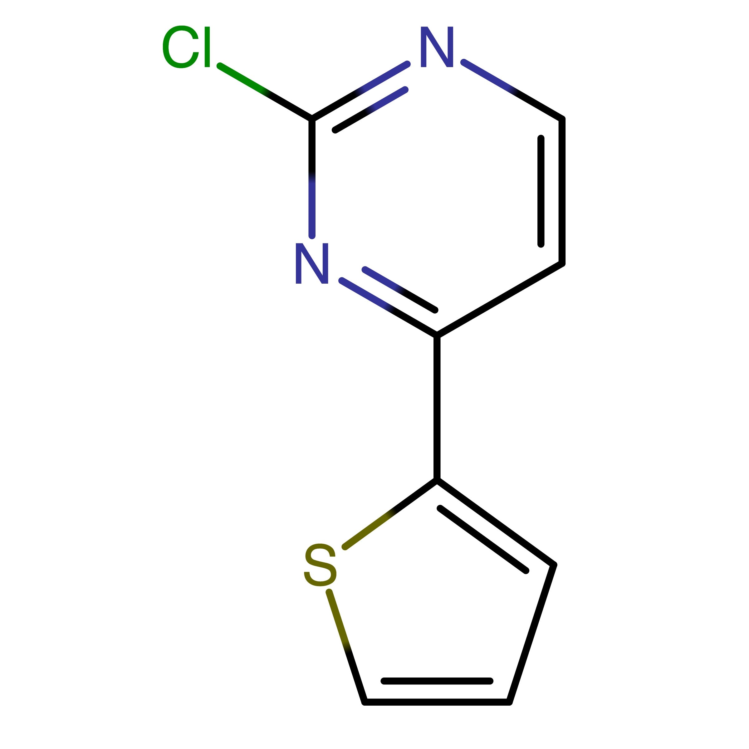 CAS 83726-75-4 | 2-Chloro-4-(thiophen-2-yl)pyrimidine | MFCD08690327