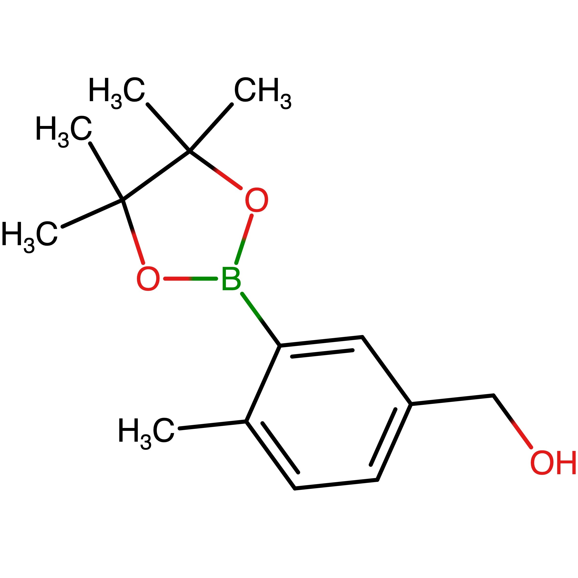 CAS 1400755-04-5 | (4-Methyl-3-(4,4,5,5-tetramethyl-1,3,2-dioxaborolan-2-yl)phenyl)methanol | MFCD18729963