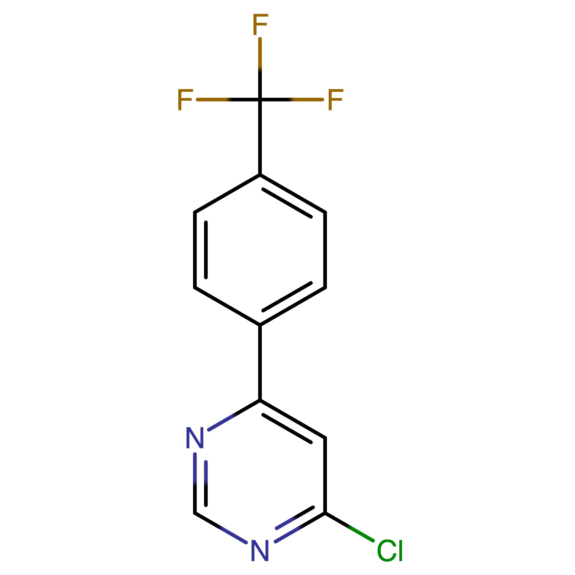 CAS 659729-09-6 | 4-Chloro-6-(4-(trifluoromethyl)phenyl)pyrimidine | MFCD09839523