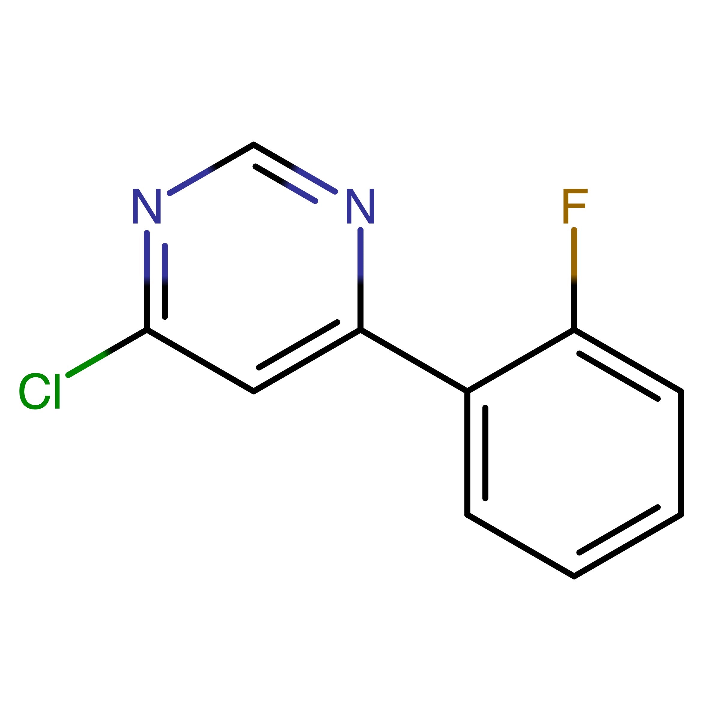 CAS 405930-66-7 | 4-Chloro-6-(2-fluorophenyl)pyrimidine