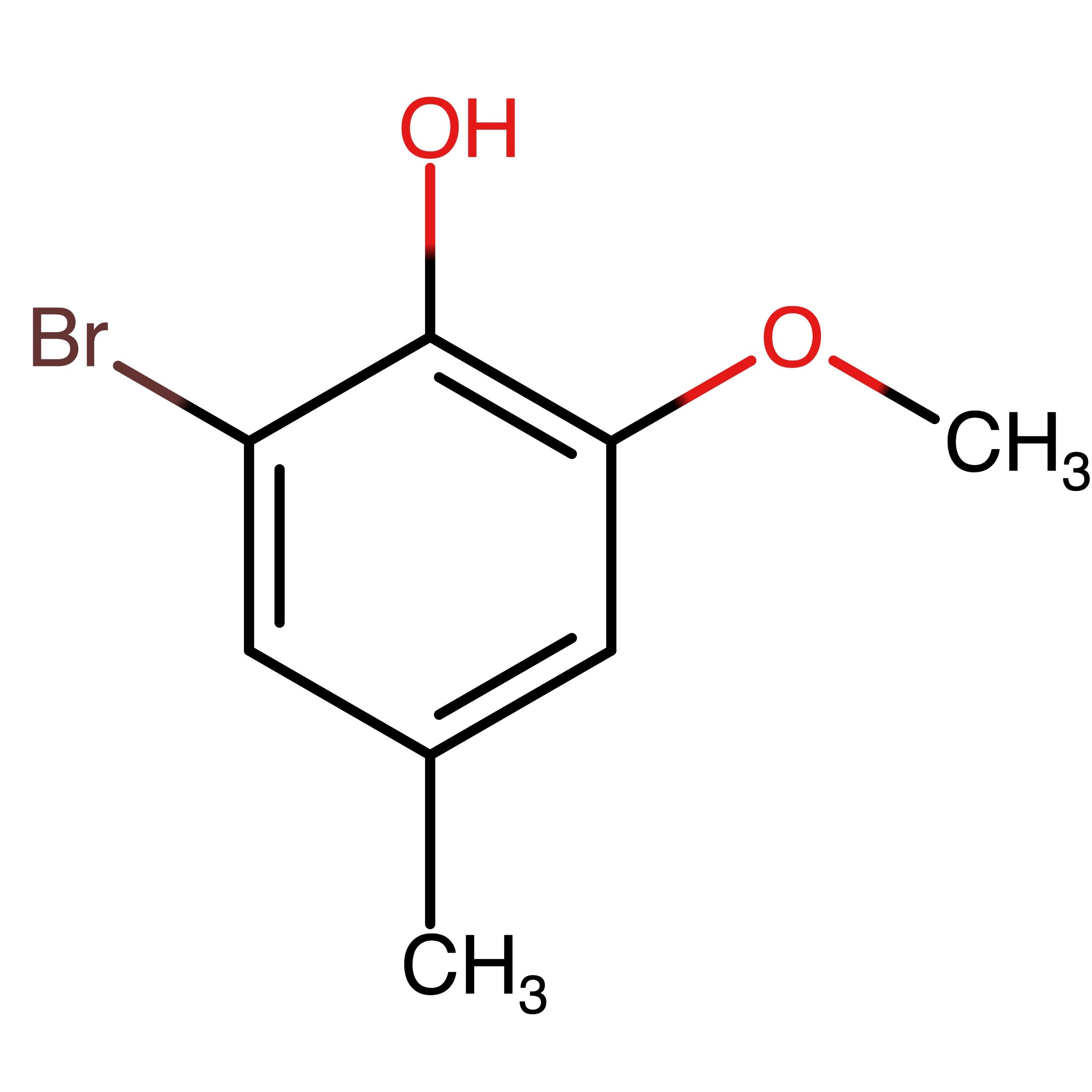 CAS 71119-08-9 | 2-Bromo-6-methoxy-4-methylphenol