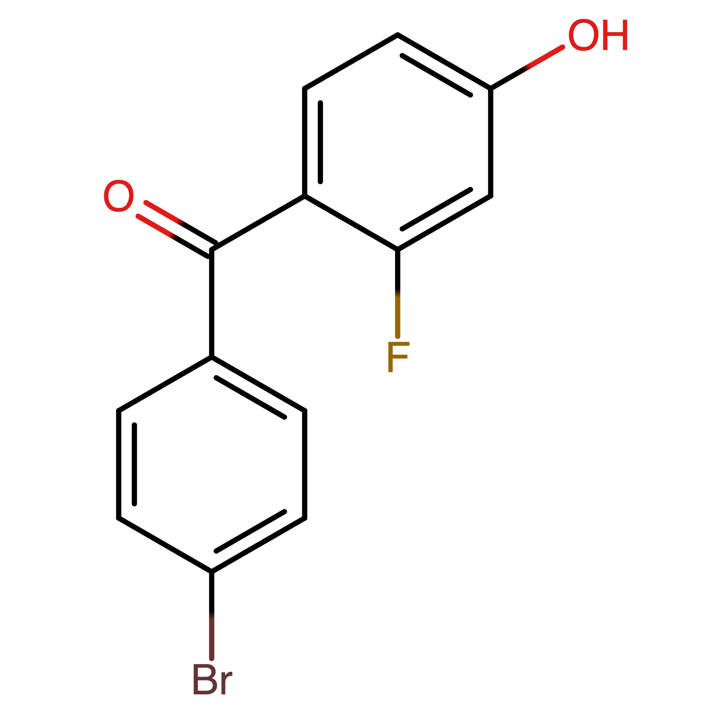 CAS 161581-99-3 | (4-Bromophenyl)(2-fluoro-4-hydroxyphenyl)methanone | MFCD04972532