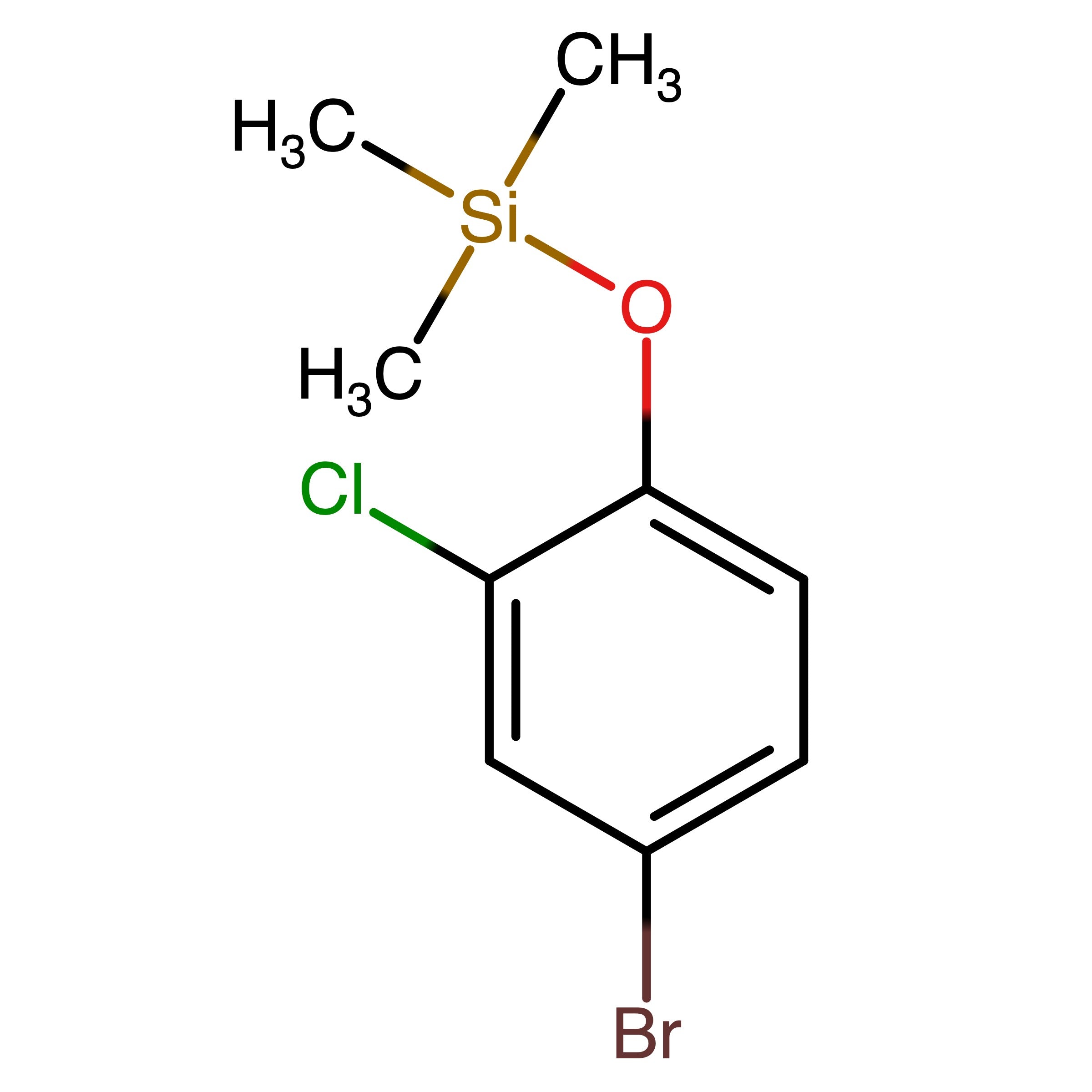 CAS 809278-96-4 | (4-Bromo-2-chlorophenoxy)trimethylsilane | MFCD31630353