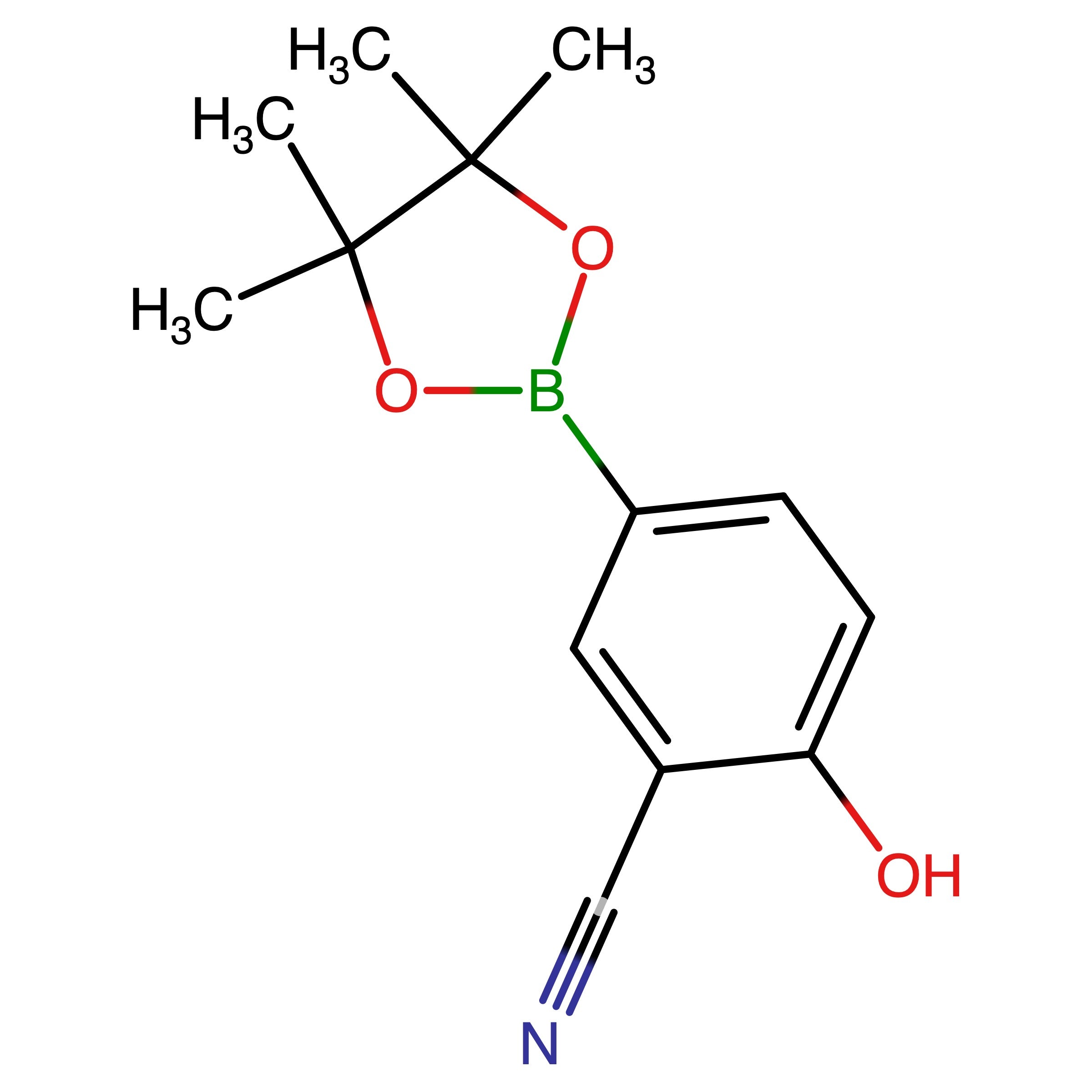 CAS 775351-56-9 | 2-Hydroxy-5-(4,4,5,5-tetramethyl-1,3,2-dioxaborolan-2-yl)benzonitrile | MFCD16994355
