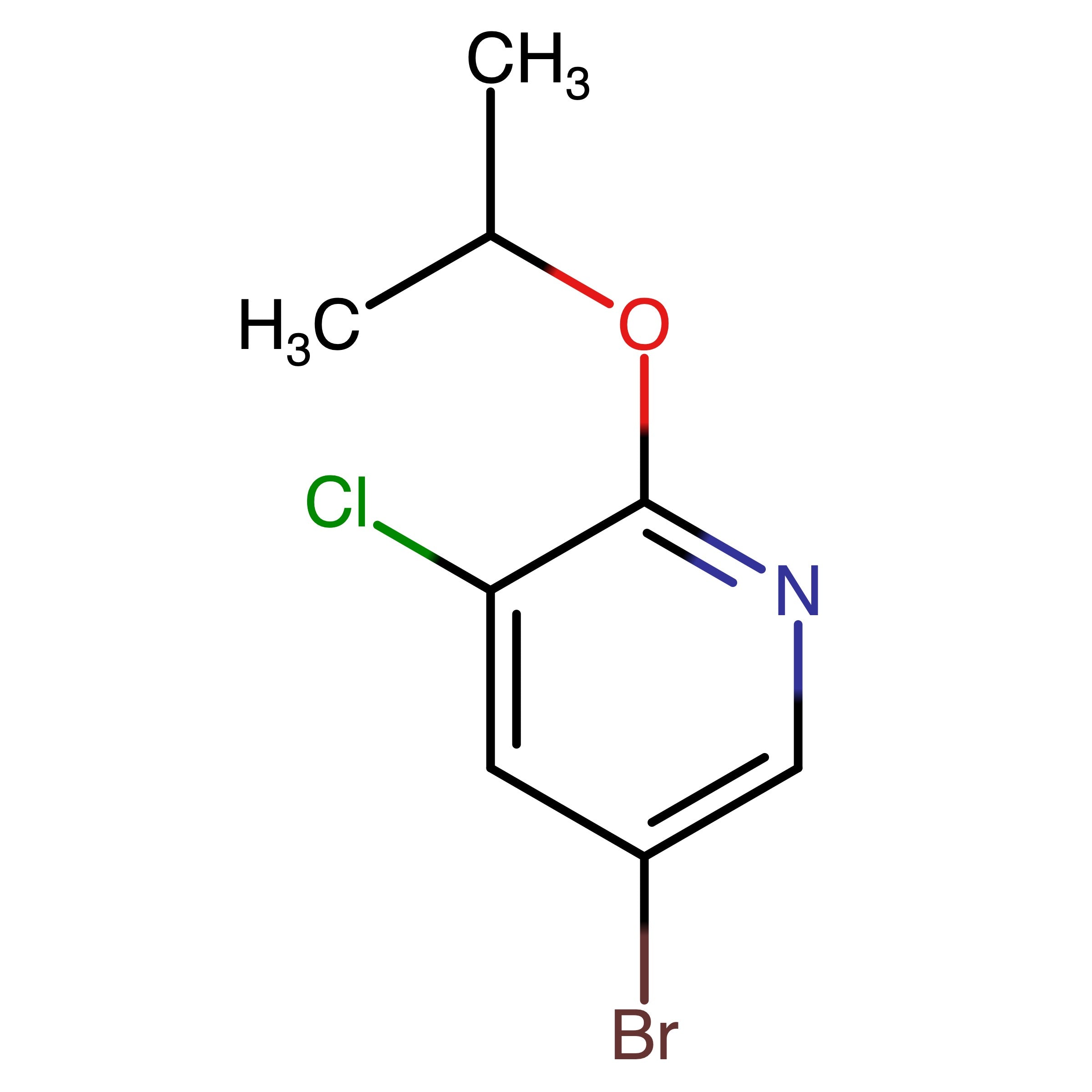 CAS 1211531-67-7 | 5-Bromo-3-chloro-2-propan-2-yloxypyridine | MFCD17013176