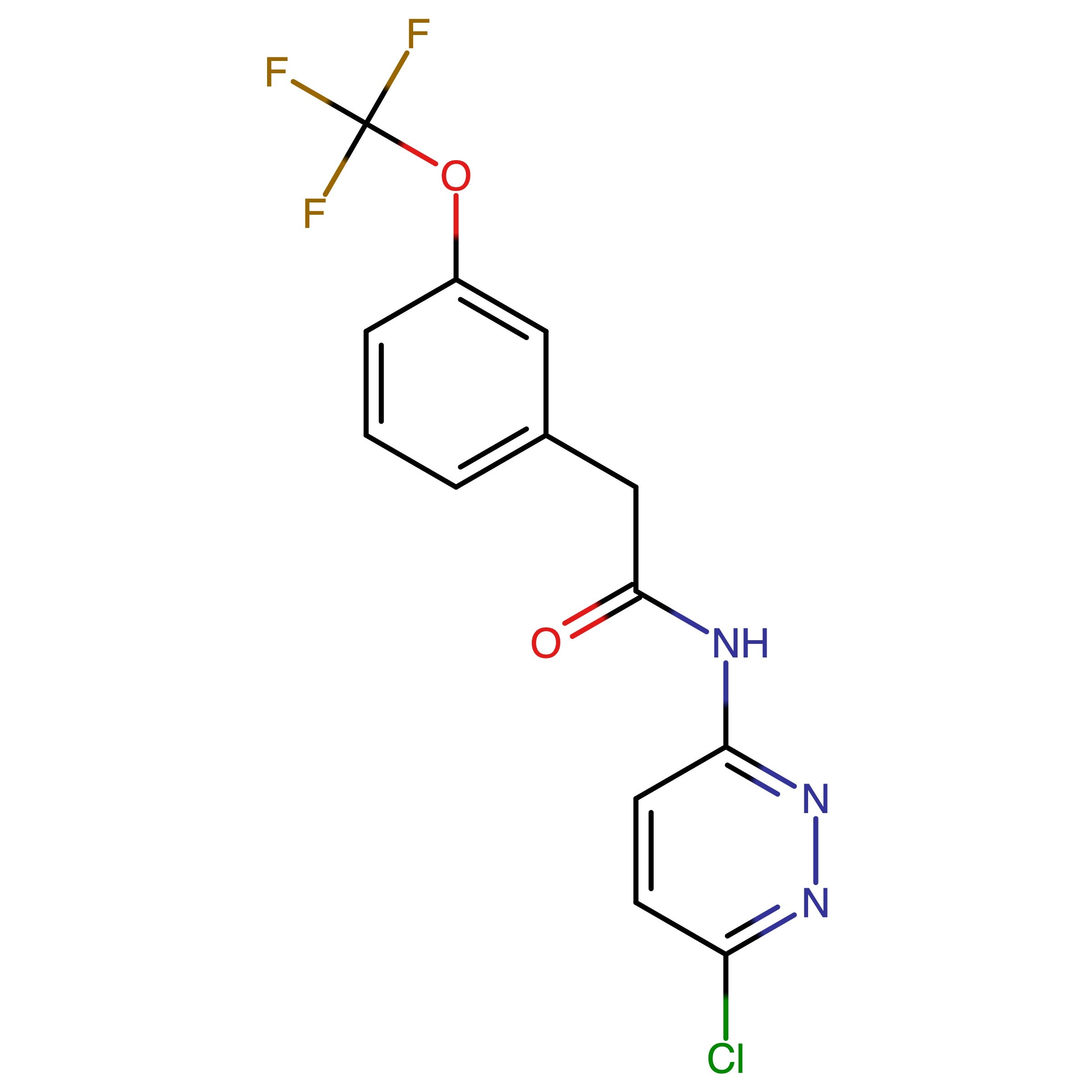 CAS 1439400-46-0 | N-(6-Chloropyridazin-3-yl)-2-(3-(trifluoromethoxy)phenyl)acetamide | MFCD28411494