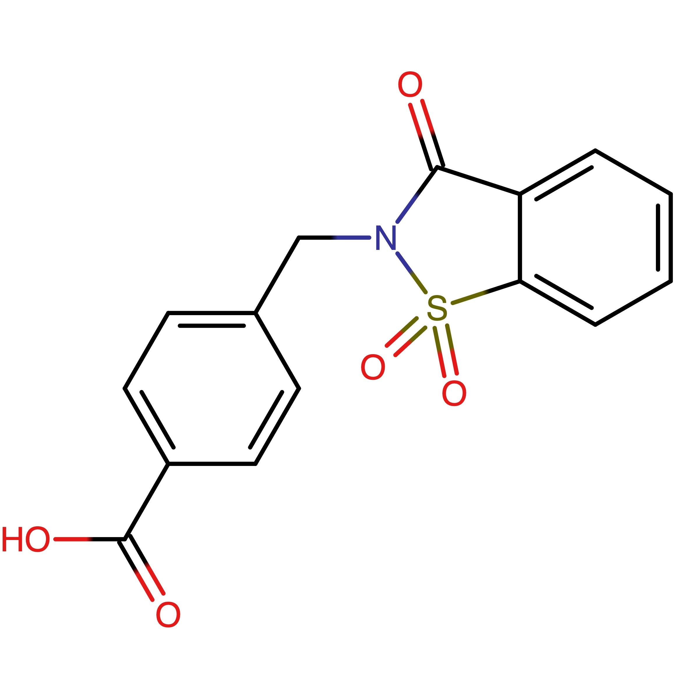 CAS 694473-93-3 | 4-[(1,1,3-Trioxo-2,3-dihydro-1,2-benzothiazol-2-yl)methyl]benzoic acid | MFCD04213399