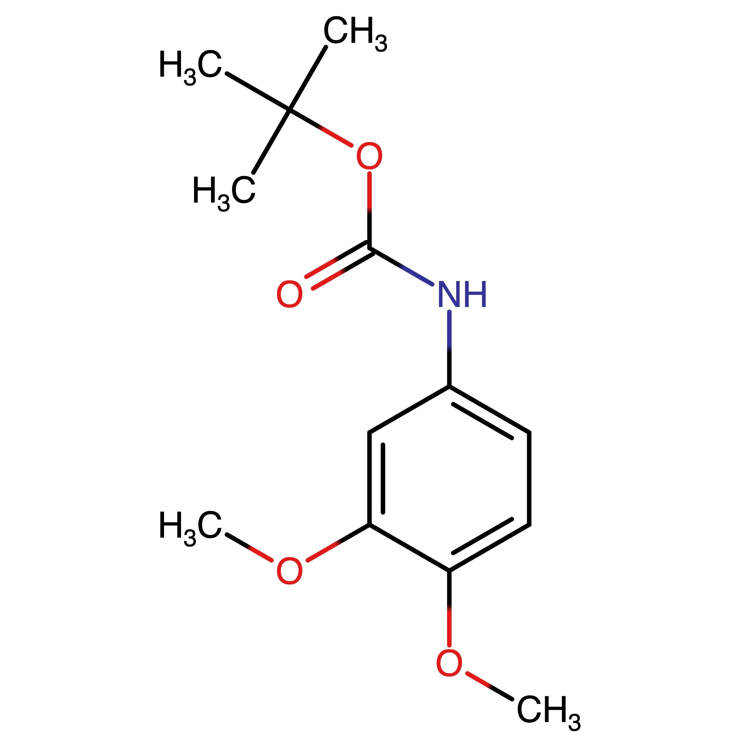 CAS 102421-43-2 | tert-Butyl (3,4-dimethoxyphenyl)carbamate | MFCD21170330