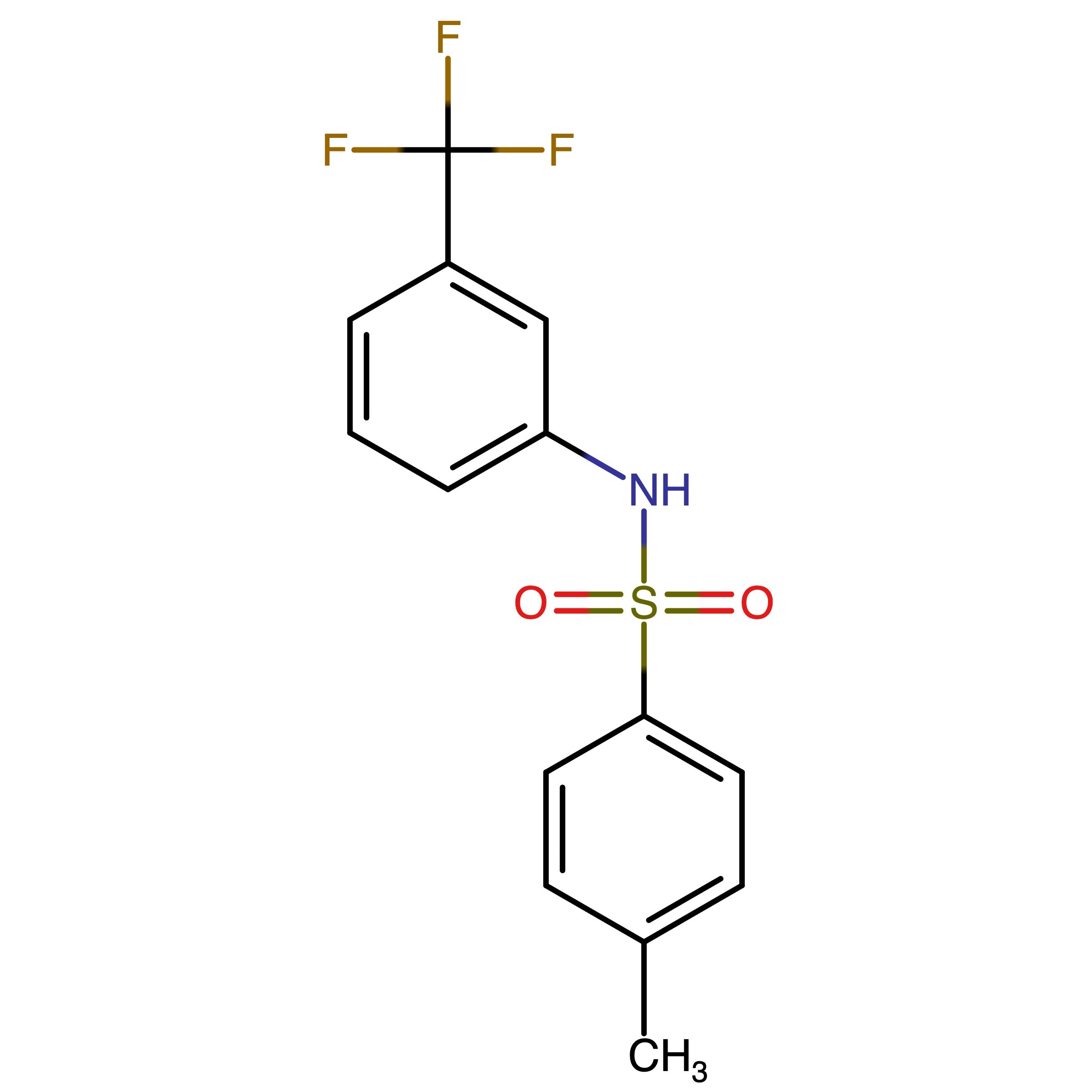 CAS 1584-58-3 | 4-methyl-N-(3-(trifluoromethyl)phenyl)benzenesulfonamide | MFCD00245086