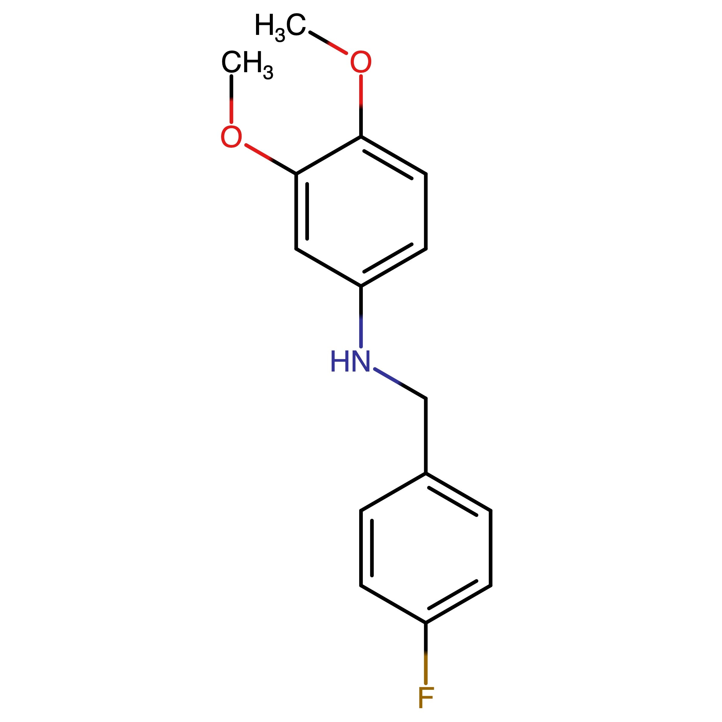 CAS 1019542-69-8 | N-(4-Fluorobenzyl)-3,4-dimethoxyaniline | MFCD11924932