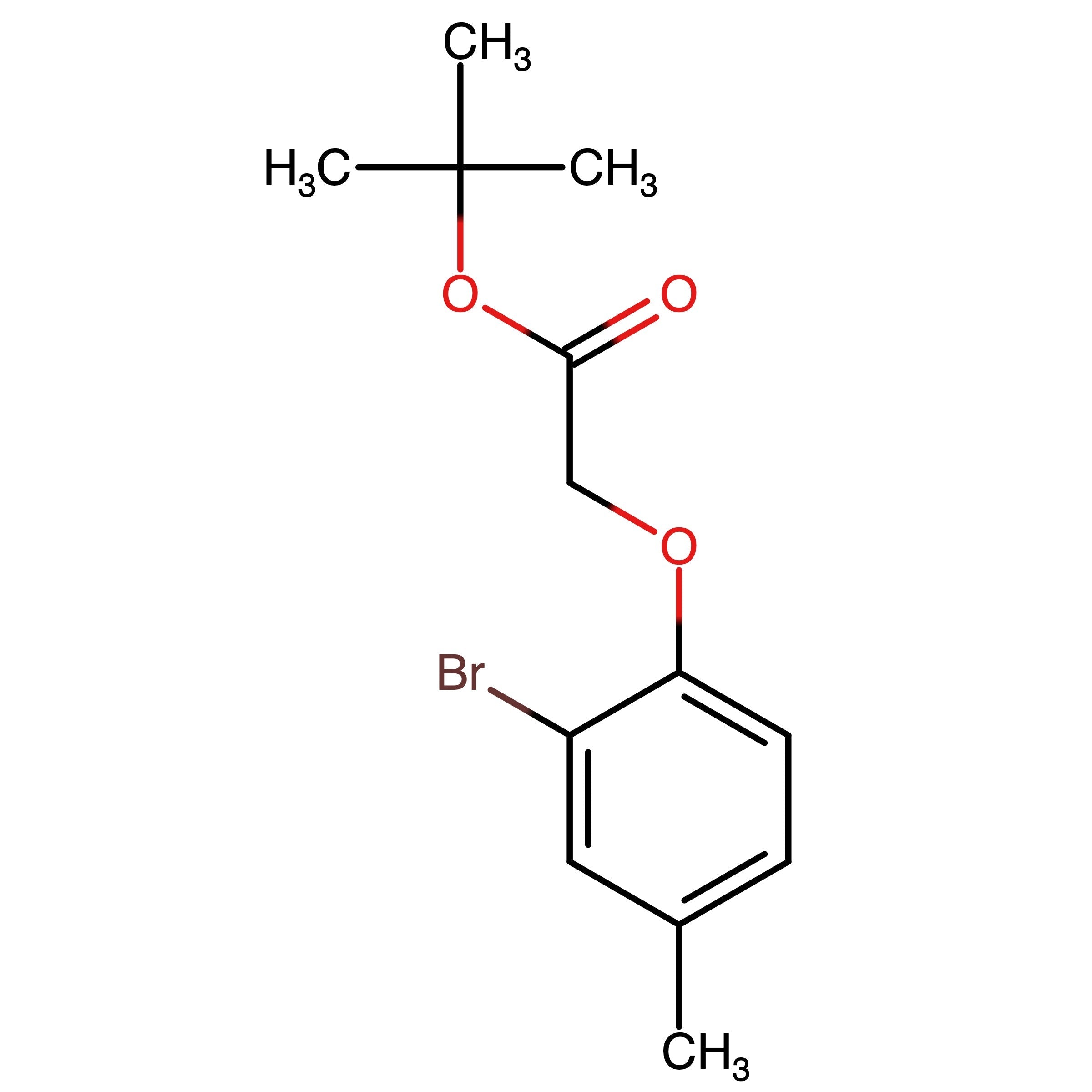 CAS 1240286-85-4 | 1,1-Dimethylethyl 2-(2-bromo-4-methylphenoxy)acetate