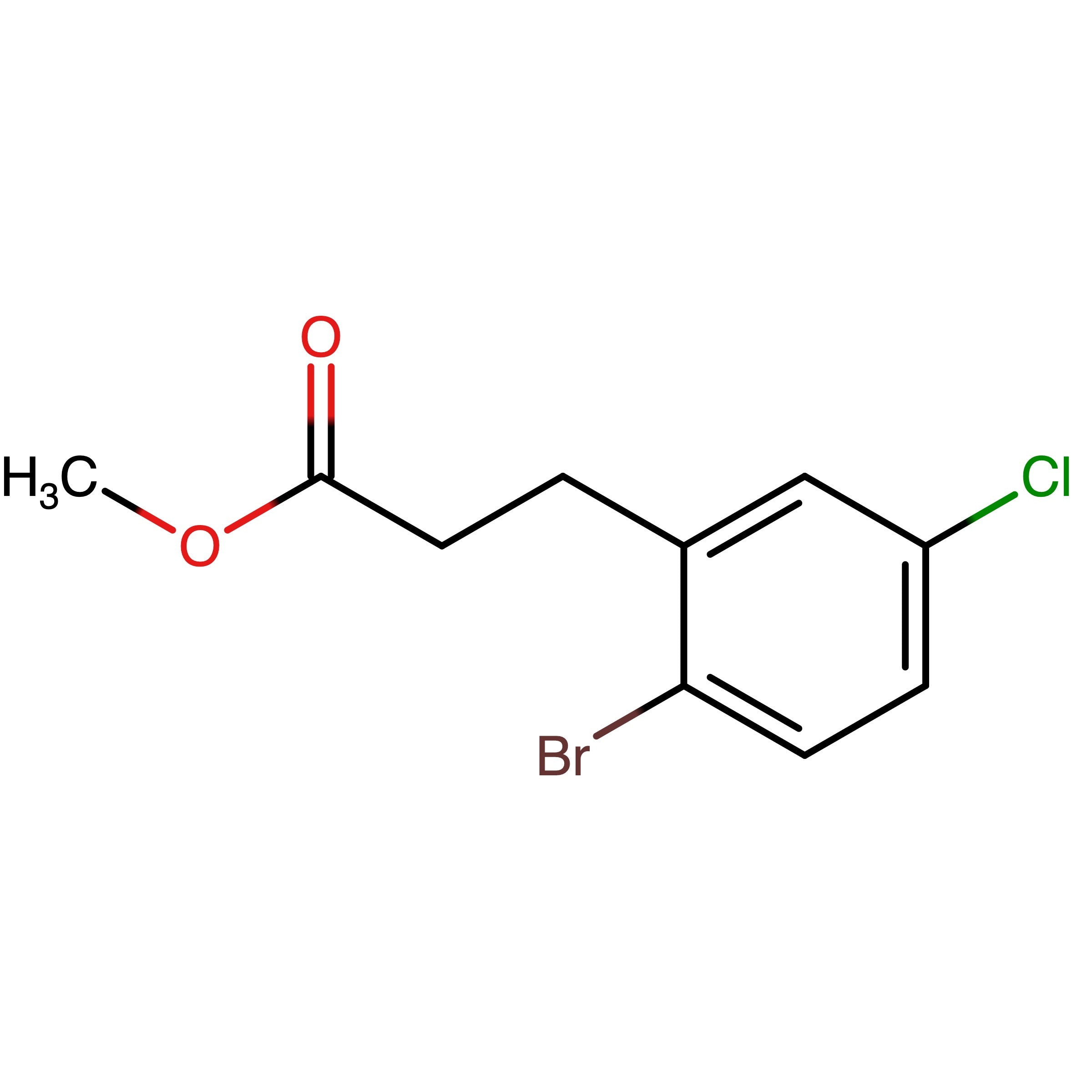 CAS 66191-93-3 | Methyl 2-bromo-5-chlorobenzenepropanoate