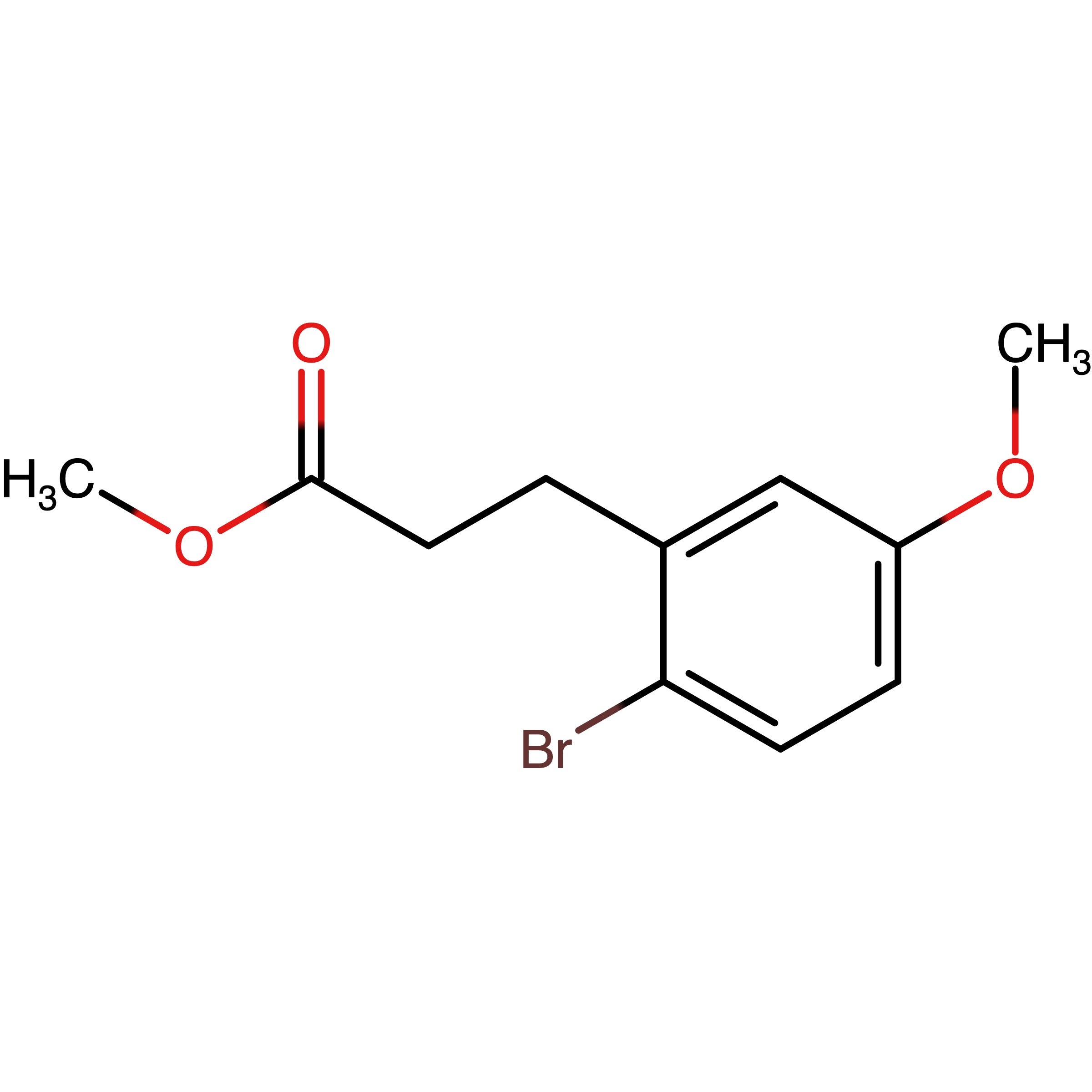 CAS 66191-90-0 | Methyl 2-bromo-5-methoxybenzenepropanoate