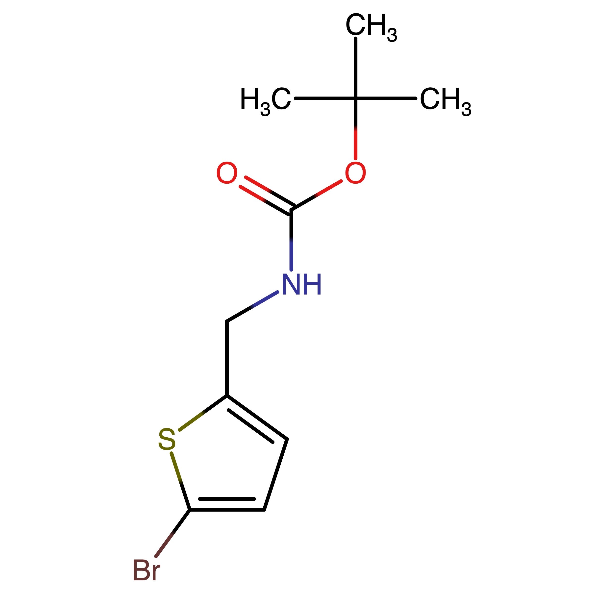 CAS 215183-27-0 | tert-Butyl ((5-bromothiophen-2-yl)methyl)carbamate | MFCD03659715