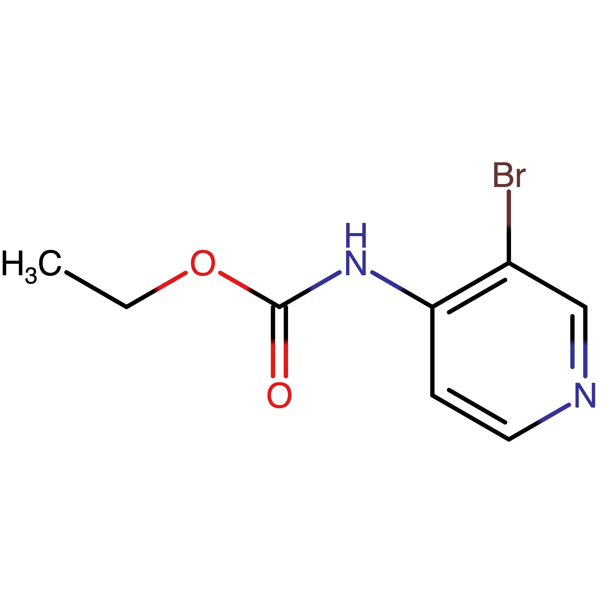 CAS 112671-56-4 | Ethyl N-(3-bromo-4-pyridinyl)carbamate