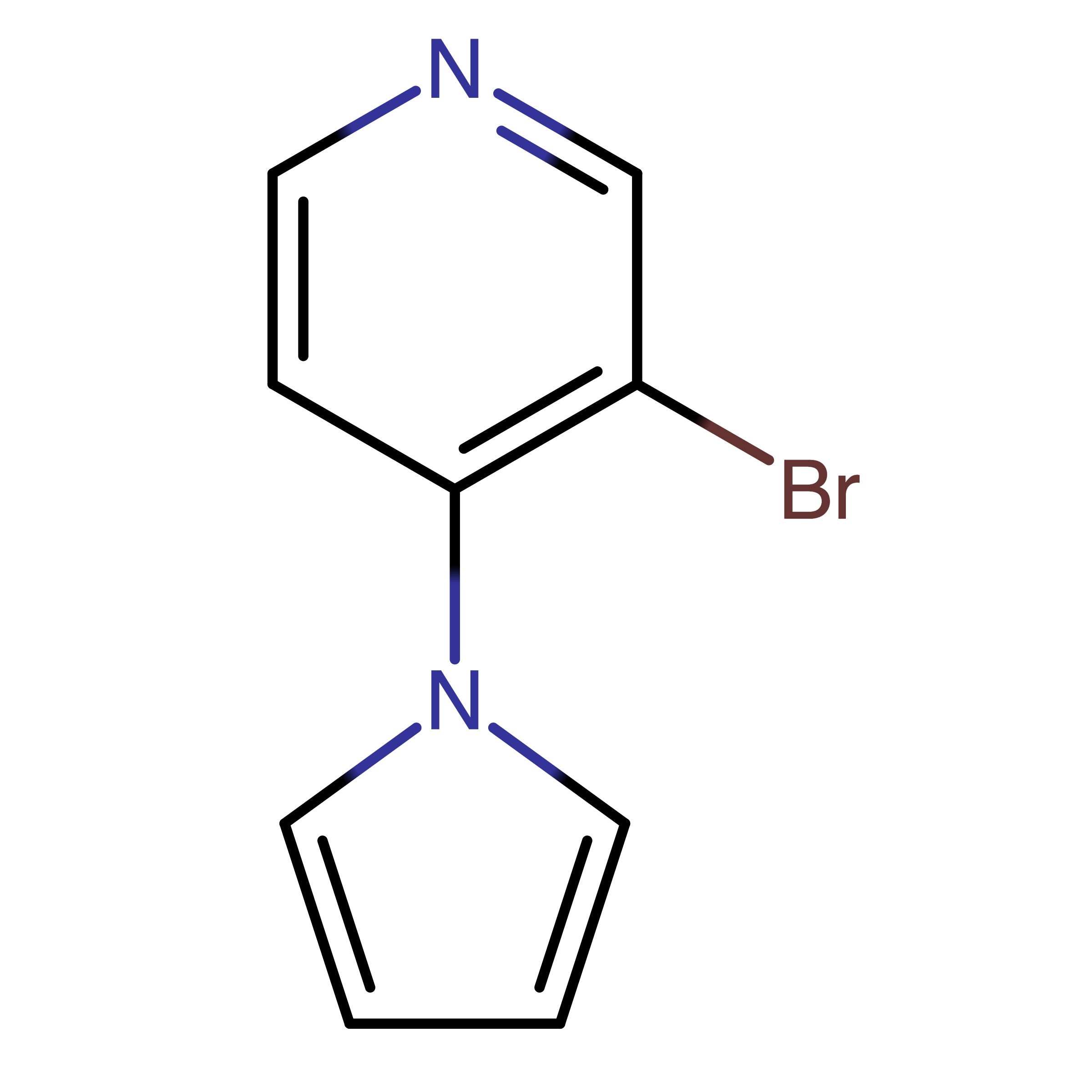 CAS 1019117-09-9 | 3-Bromo-4-(1H-pyrrol-1-yl)pyridine | MFCD09863965